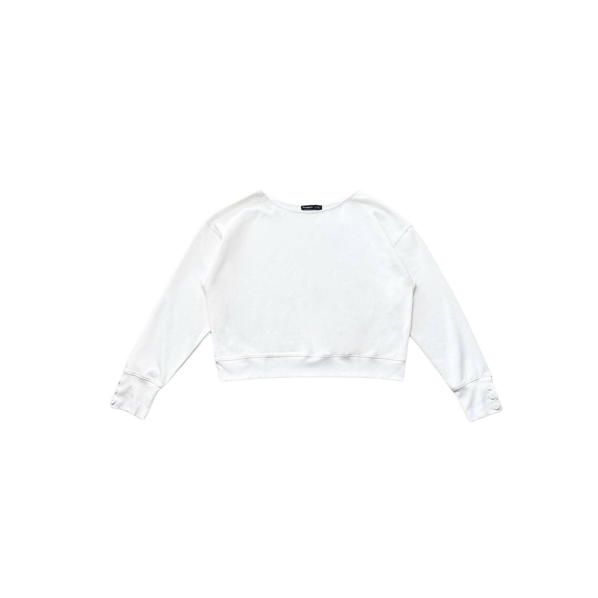 A29968 - Áo sweater thun cotton trễ vai thêu My emotions
