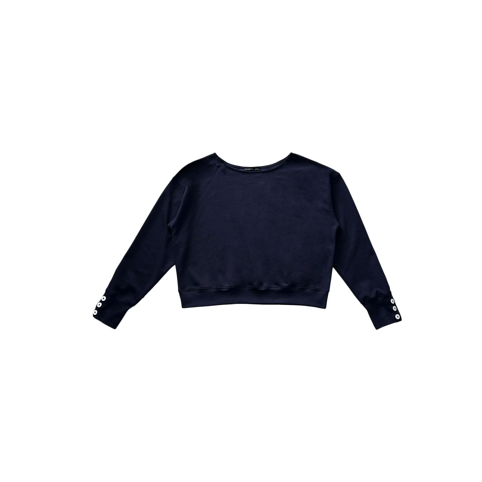 A29968 - Áo sweater thun cotton trễ vai thêu My emotions