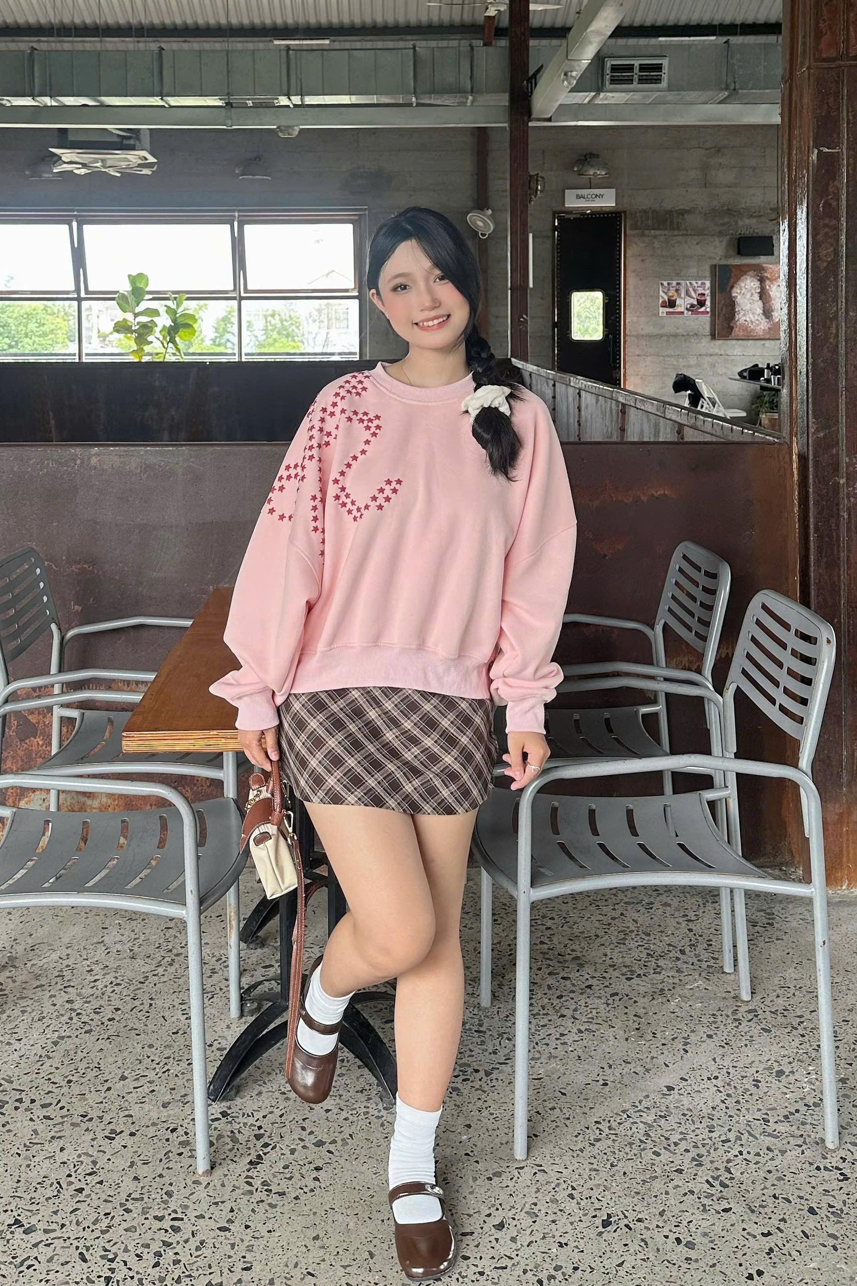 A30040- Áo nỉ sweaterin Santa baby