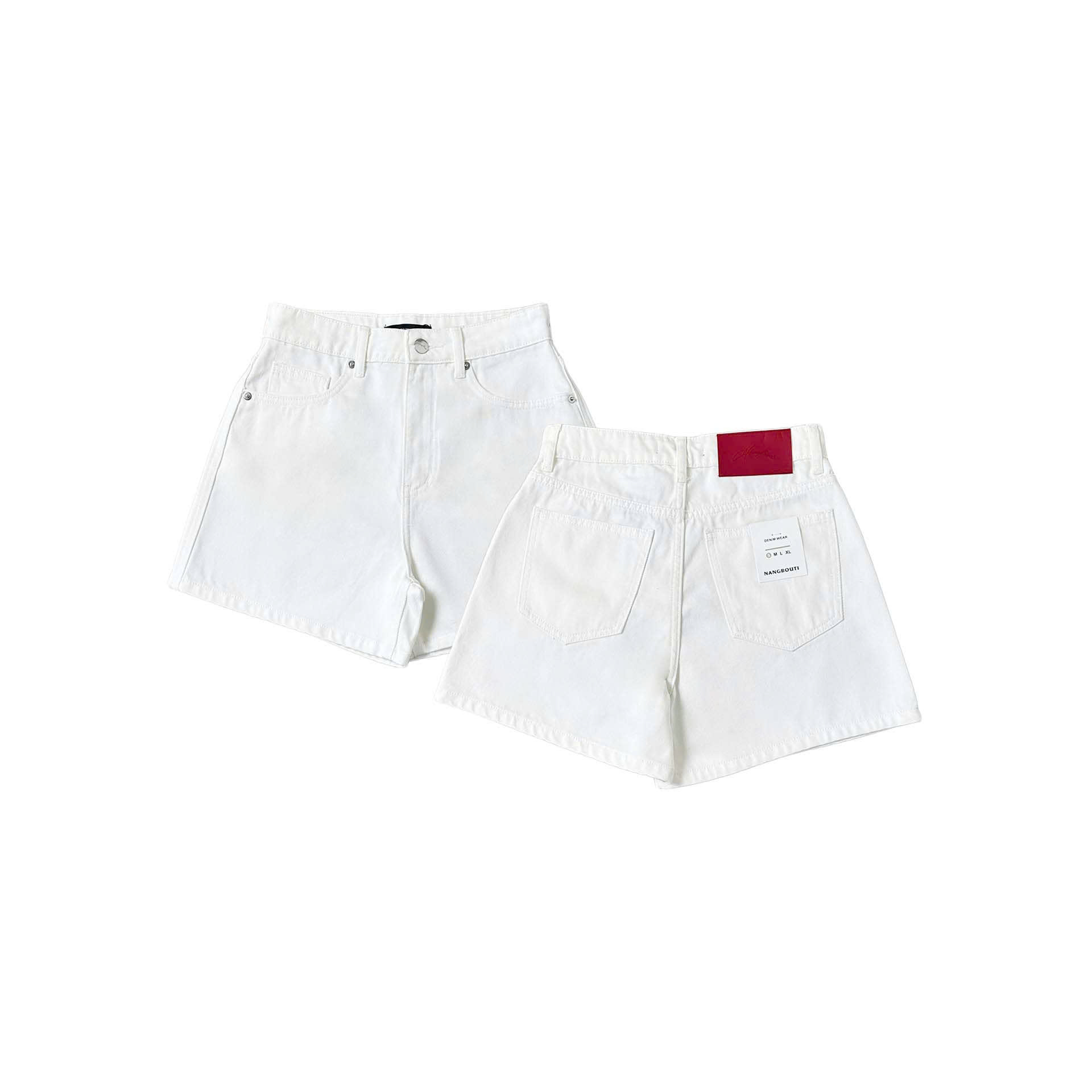 S3701- Short Jean lai nhỏ túi bầu