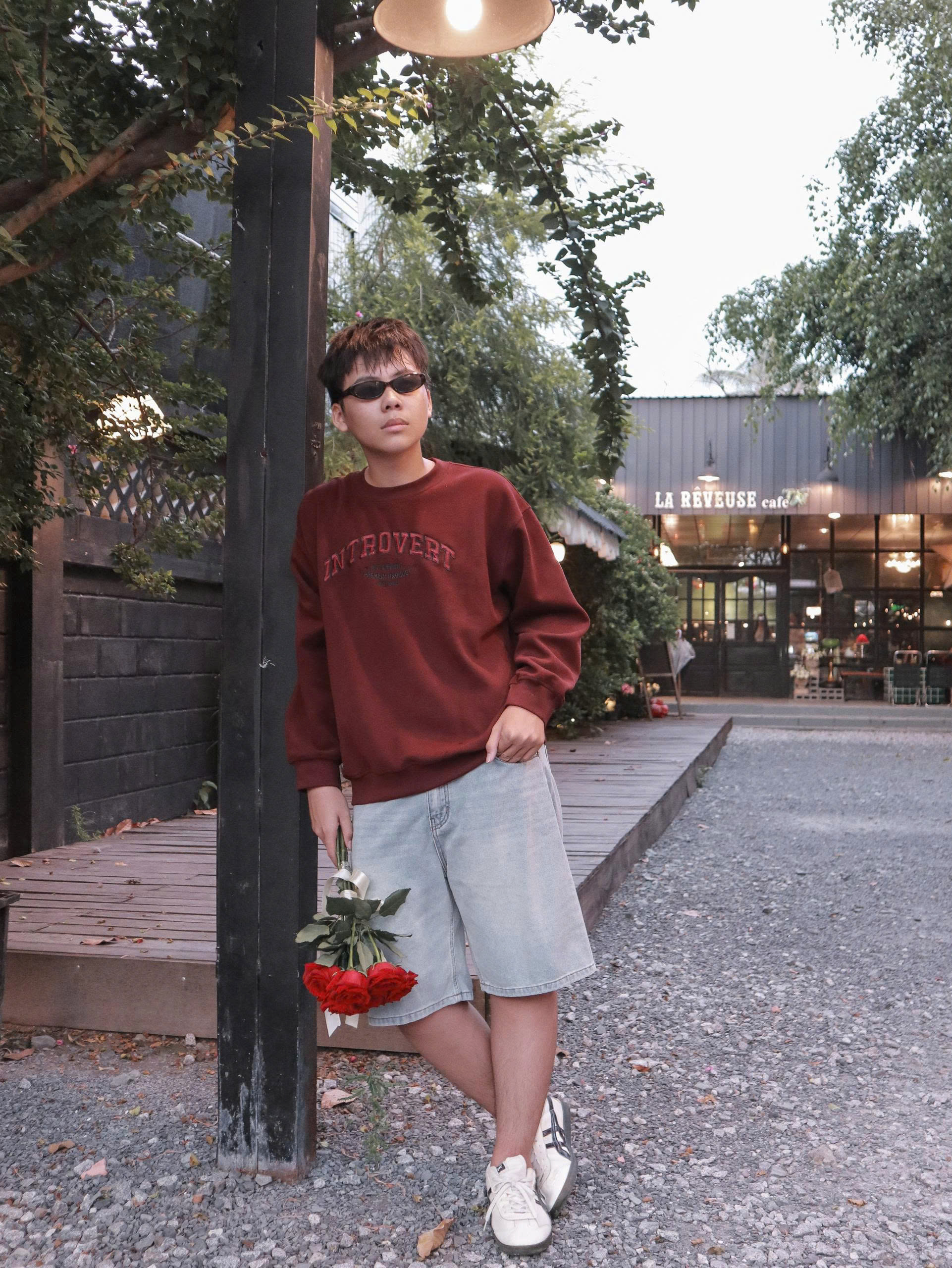 A30015- Áo thun nam TD thêu introvert