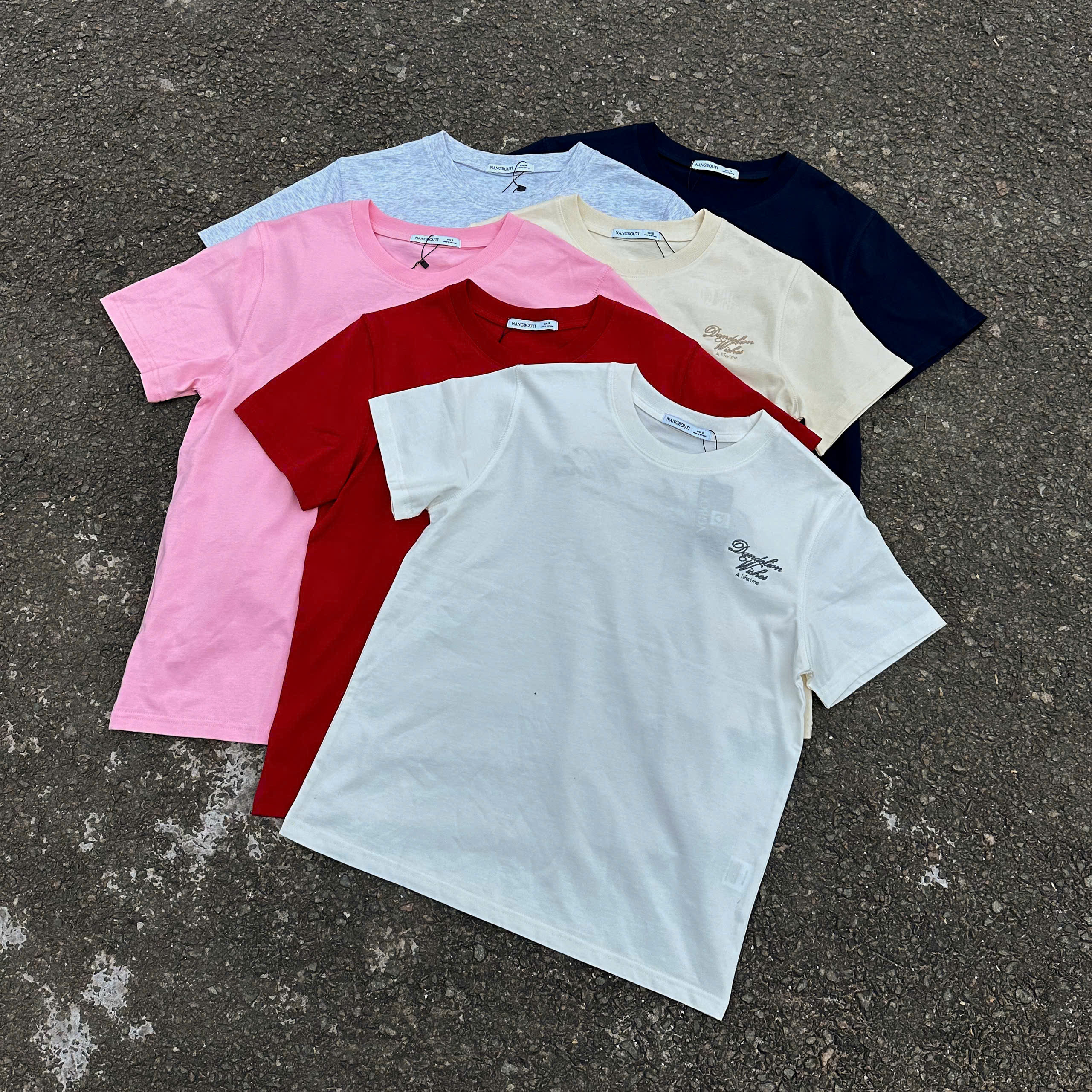 A29412 - A thun TN cổ tròn thêu Dandelion