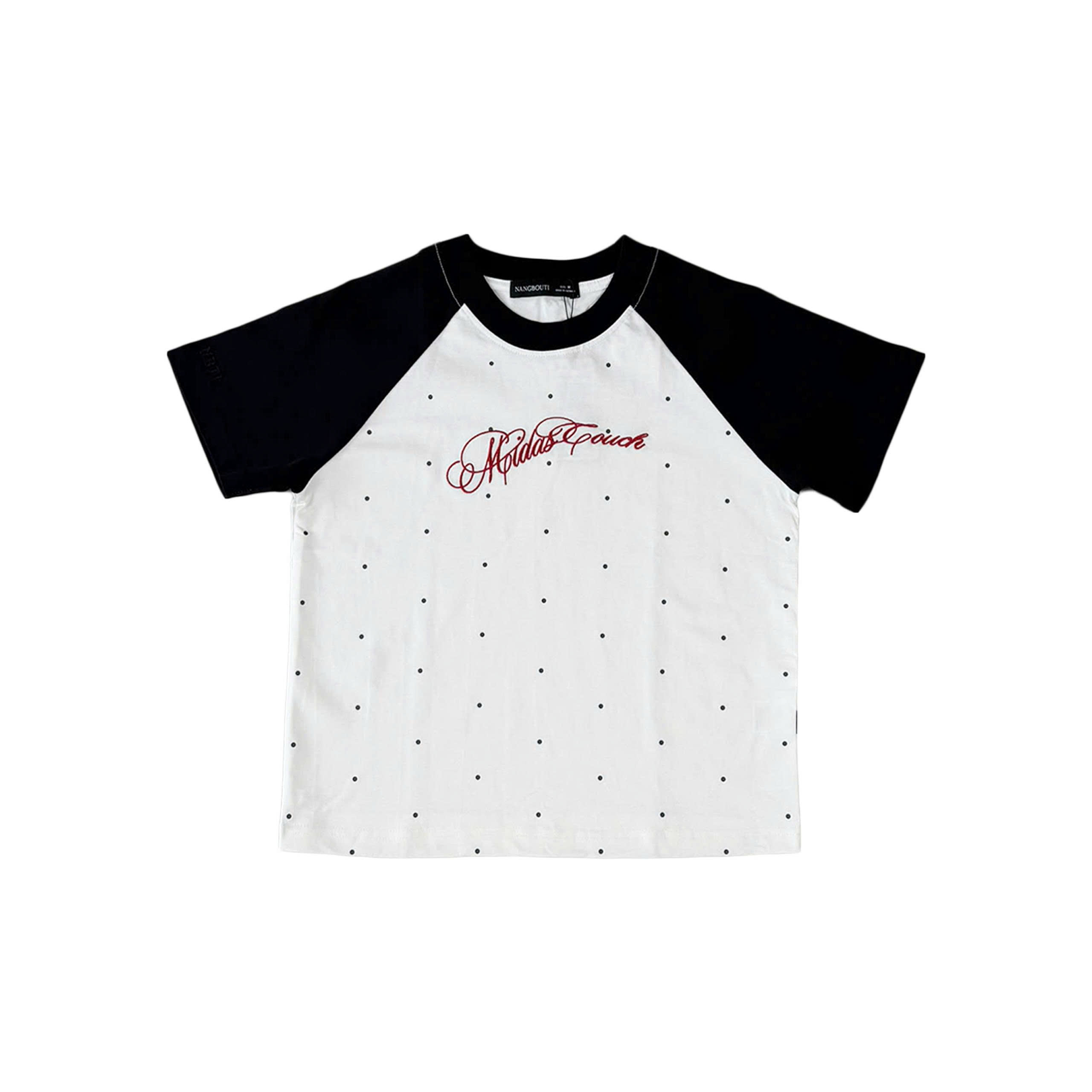 A29893 - Áo babytee raglan thêu Midas Touch