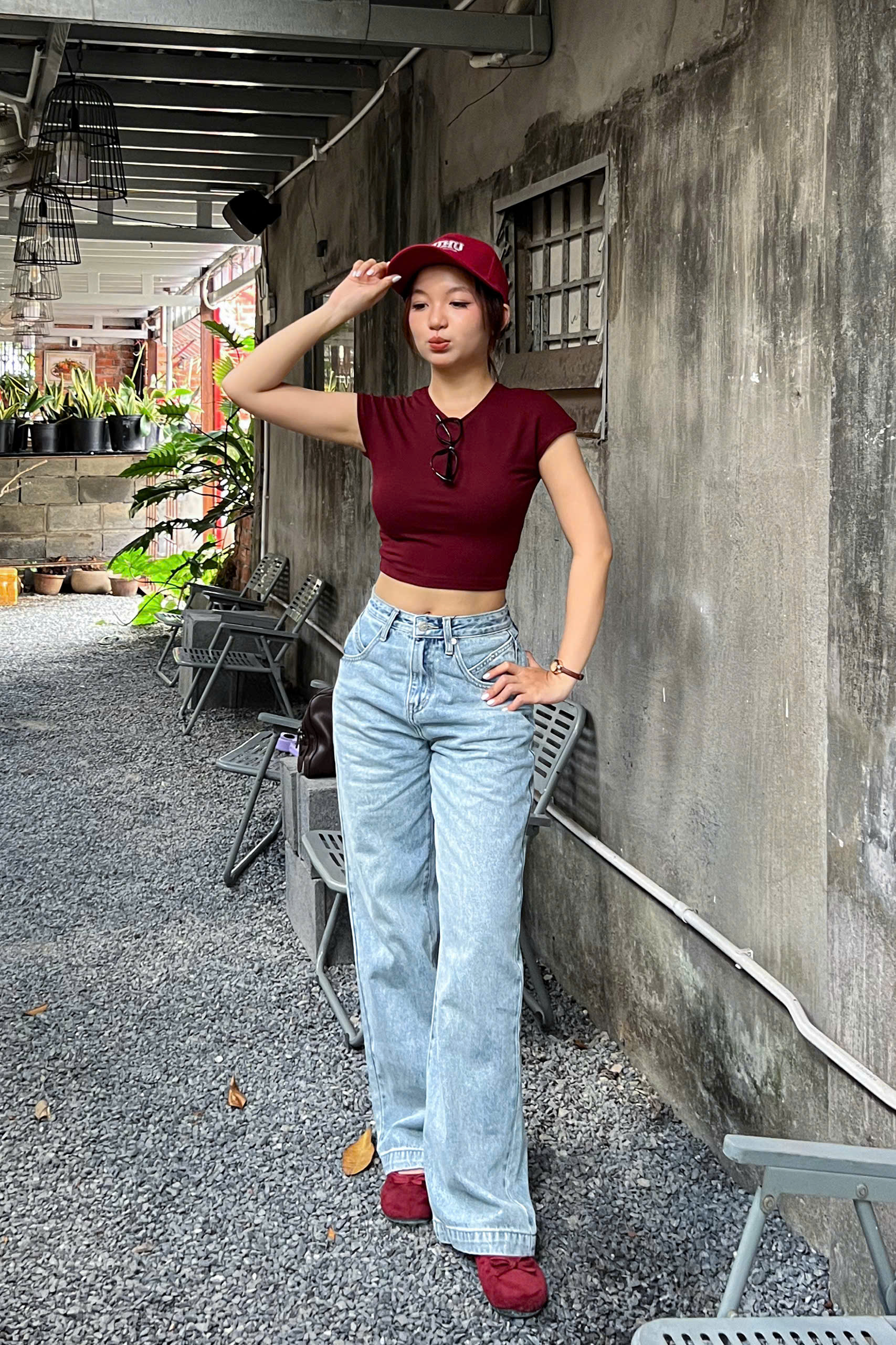 Q8787 - Q Culottes J túi bầu rã túi