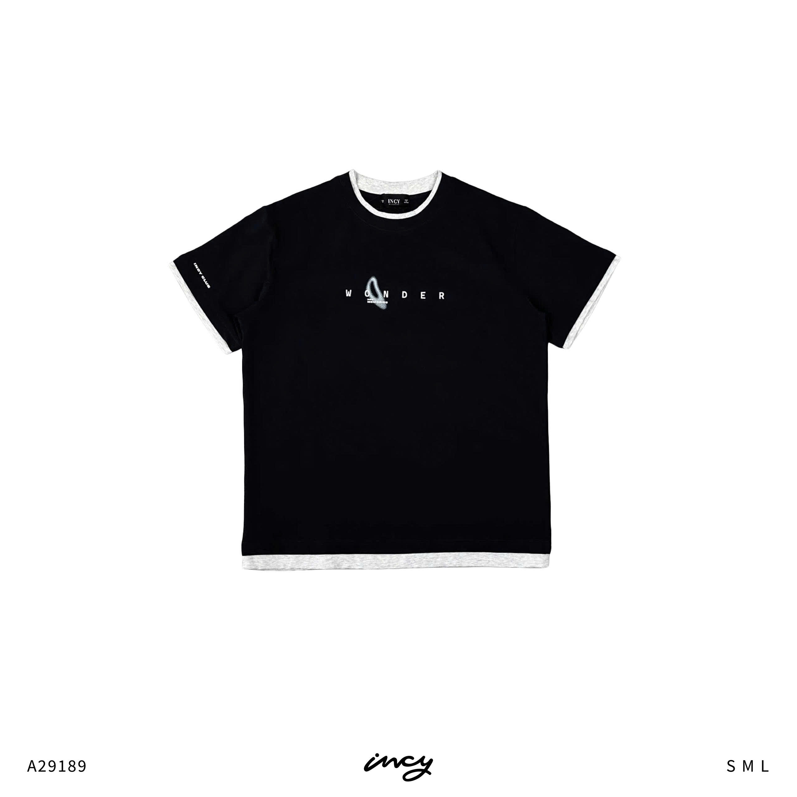 A29189-Áo thun nam phối in wo