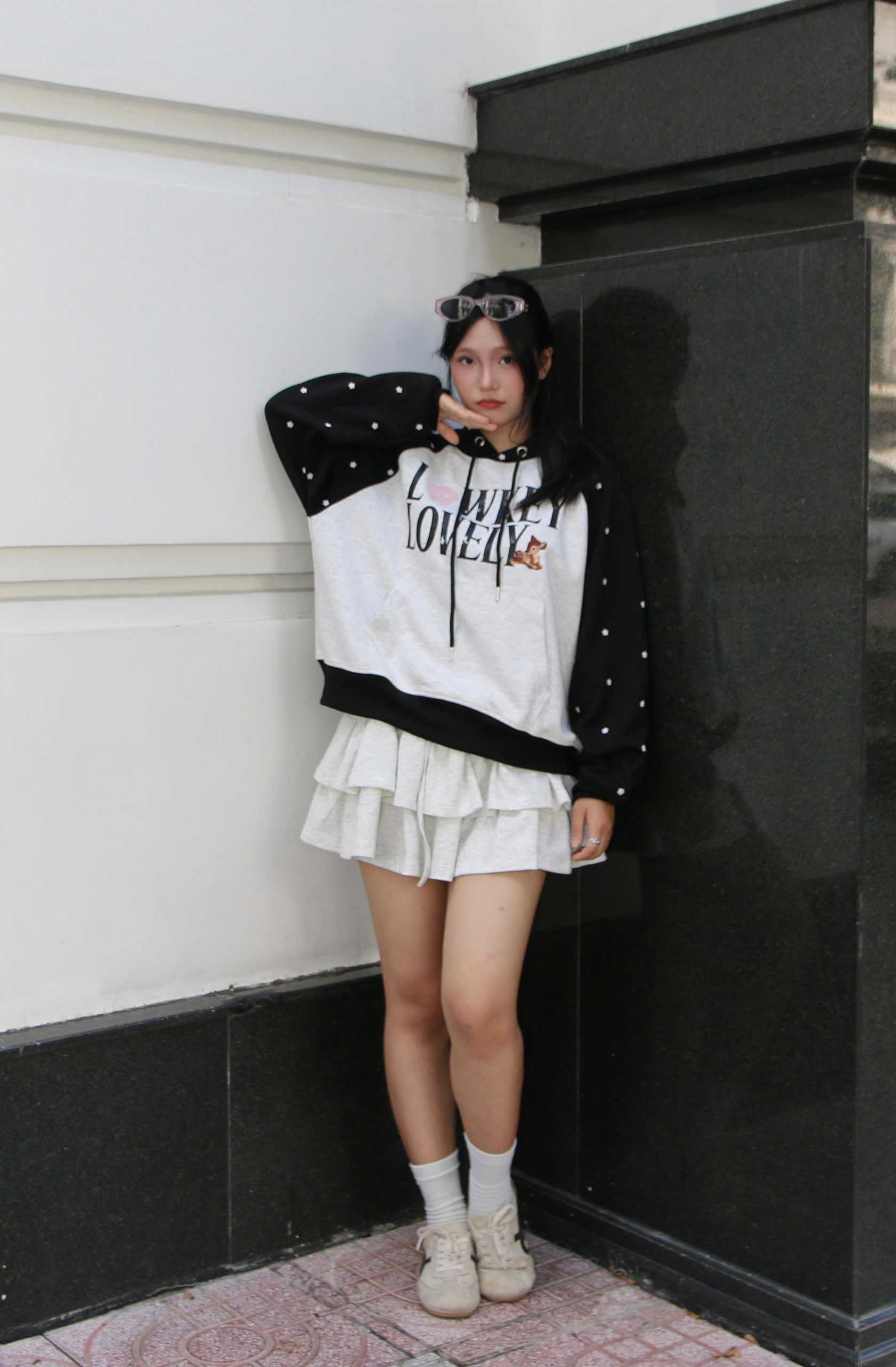 A30029- Áo hoodies raglan in Lowkey