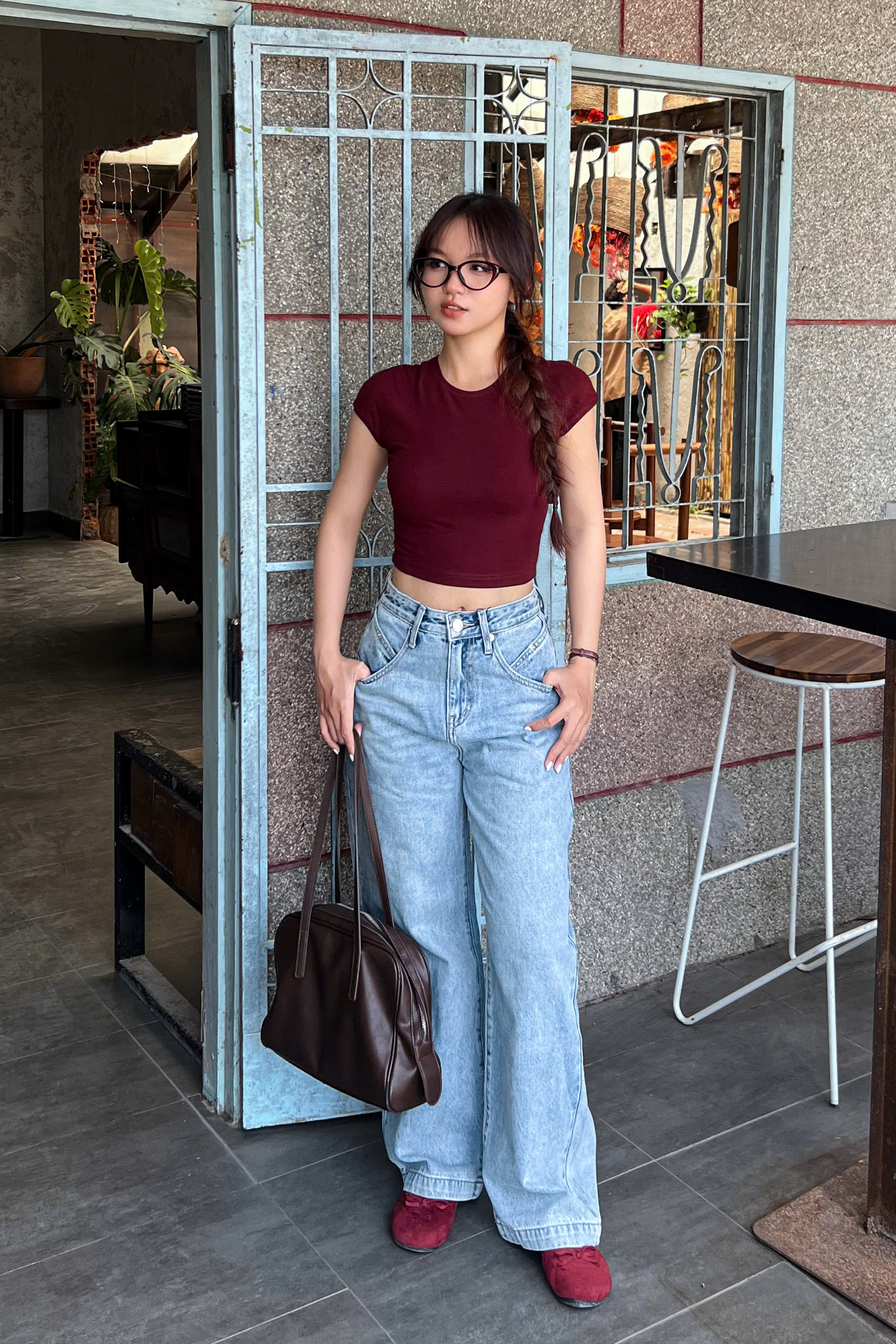 Q8787 - Q Culottes J túi bầu rã túi