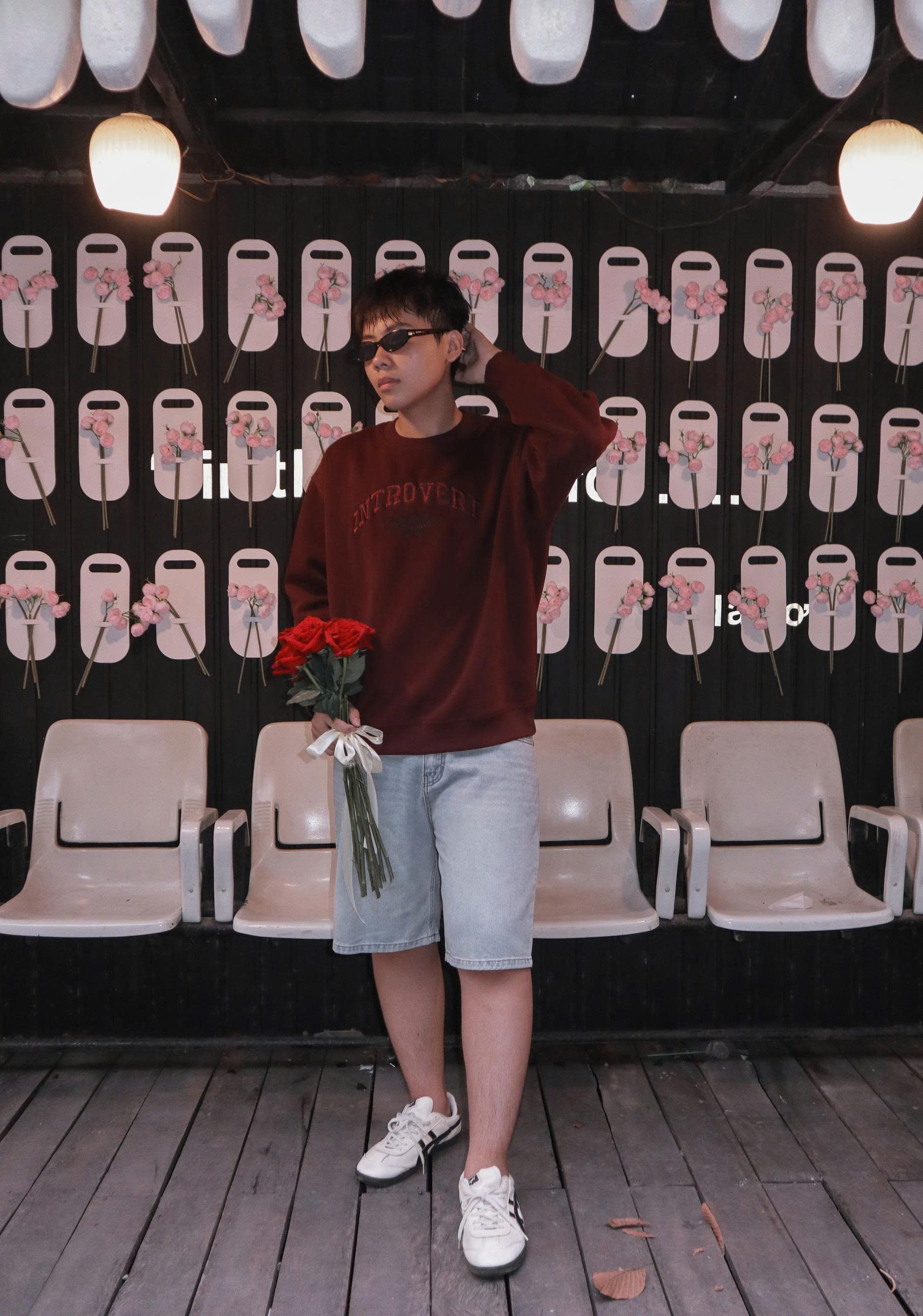 A30015- Áo thun nam TD thêu introvert