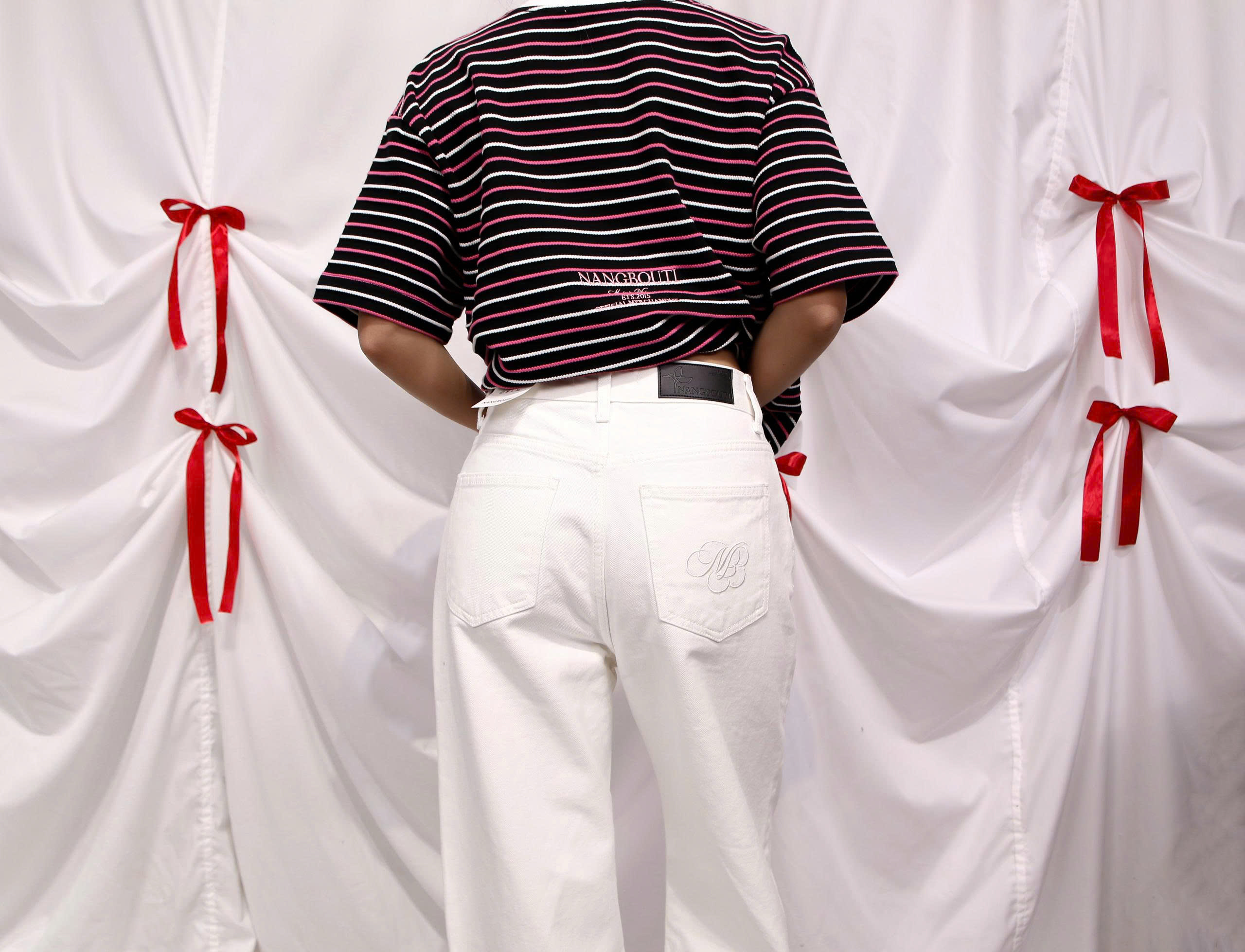 Q8626 - Q Culottes Jeans ống suông 2 túi mổ trước