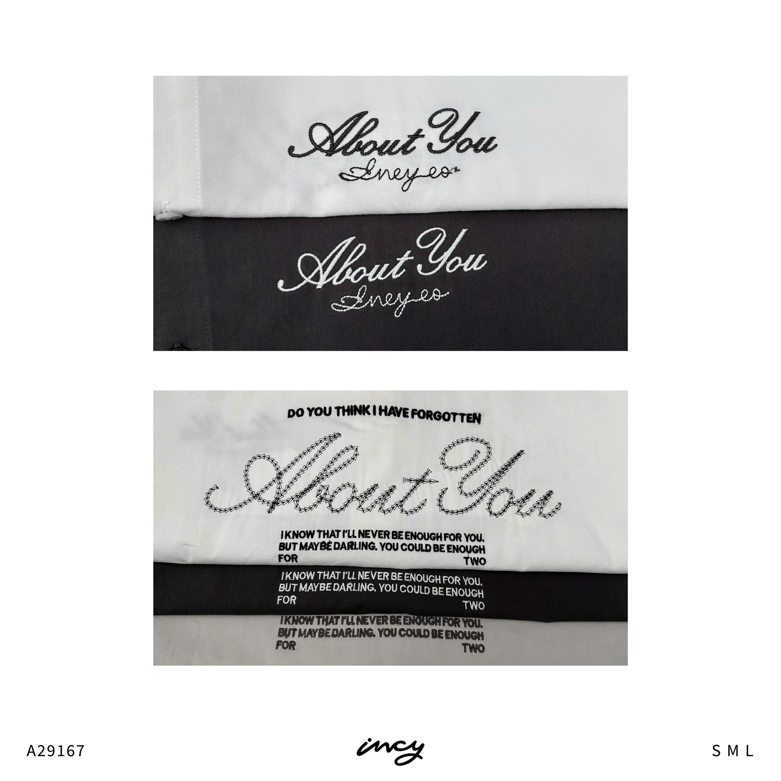 A29167- Áo smi nam TN thêu About You