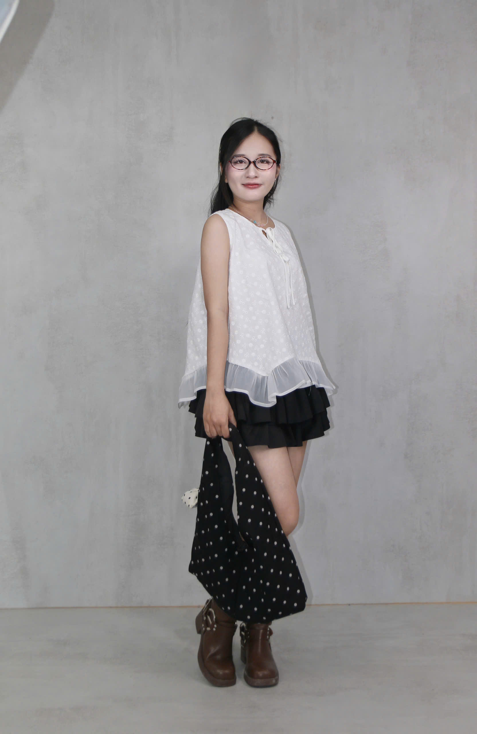 A29573 - A SN xô thêu phối bèo lai