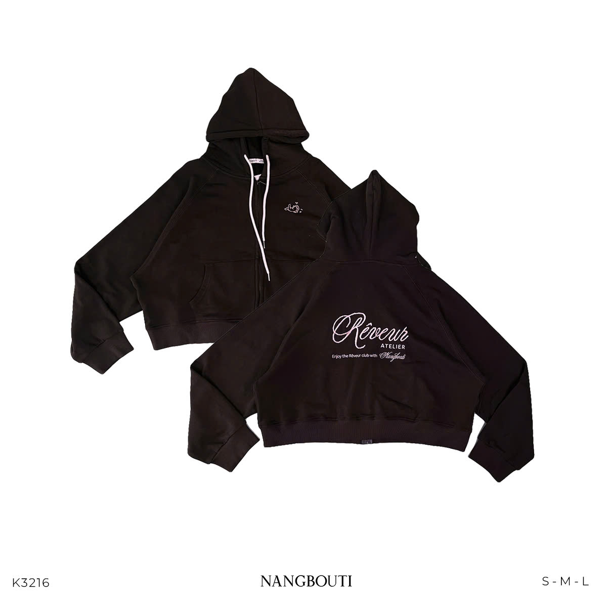 K3216 - K khoác thun thêu Rever