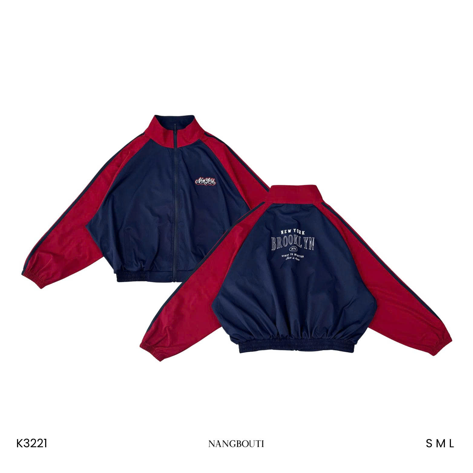 K3221 - K dù cổ trụ thêu NY