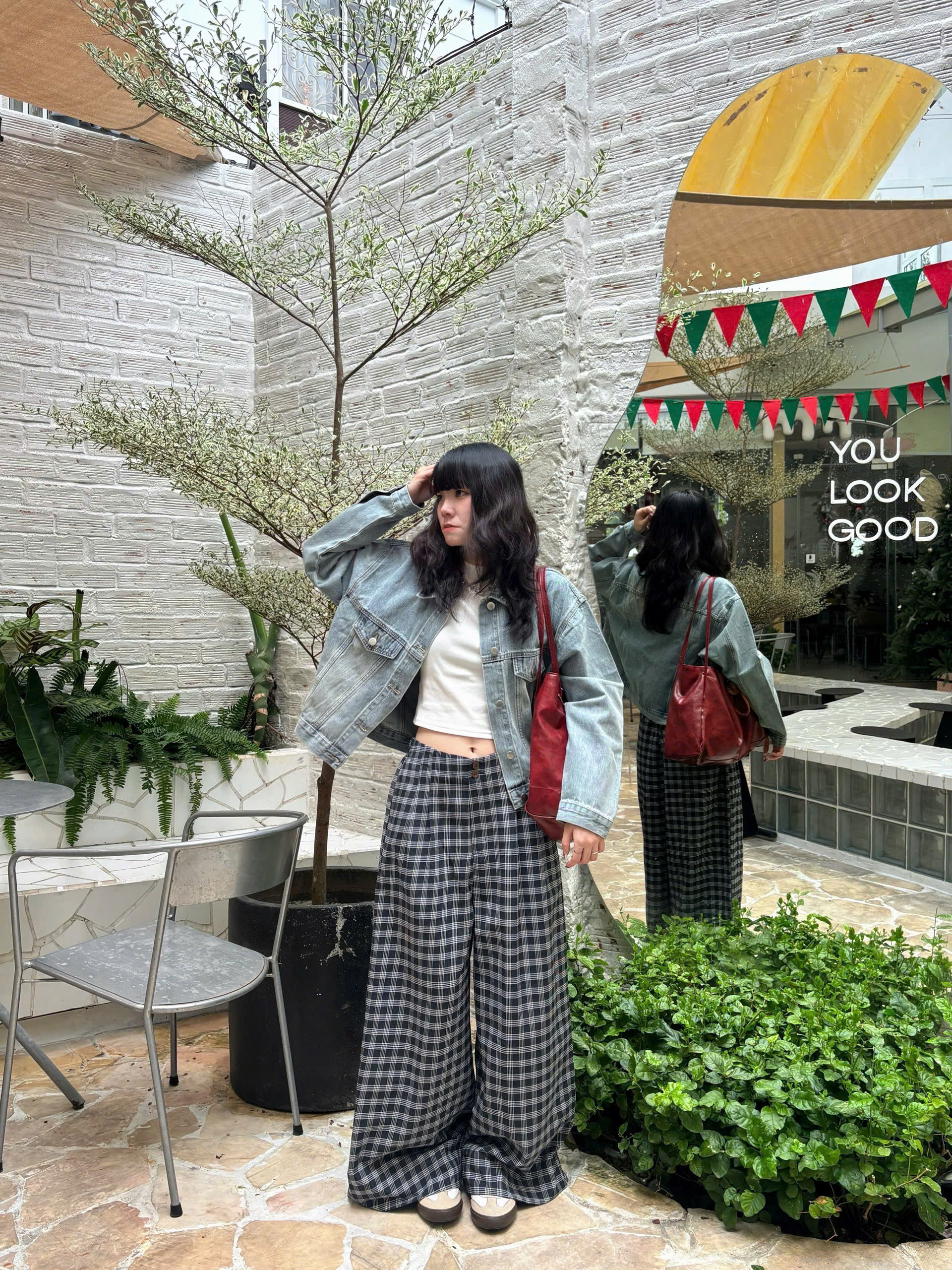 K3237 - K J 2 nắp túi giả xếp 4 li