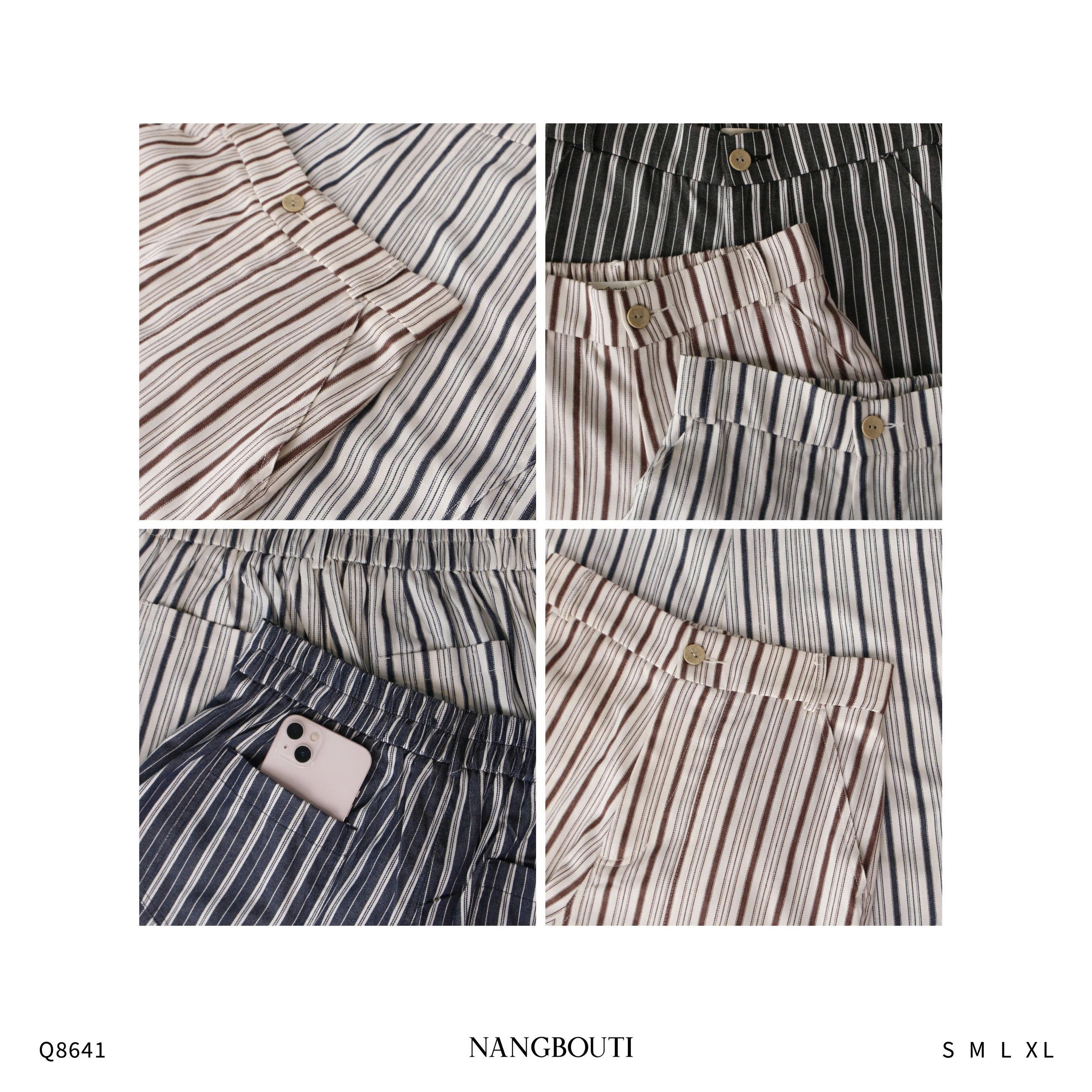 Q8641 - Q culottes rã túi trước