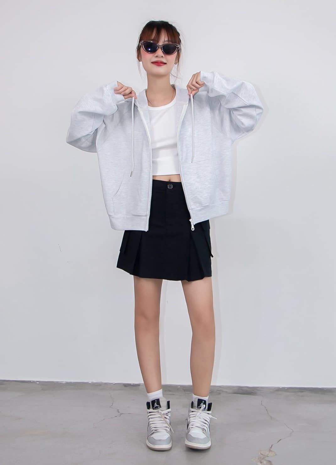 K2926 - K khoác trơn form gọn