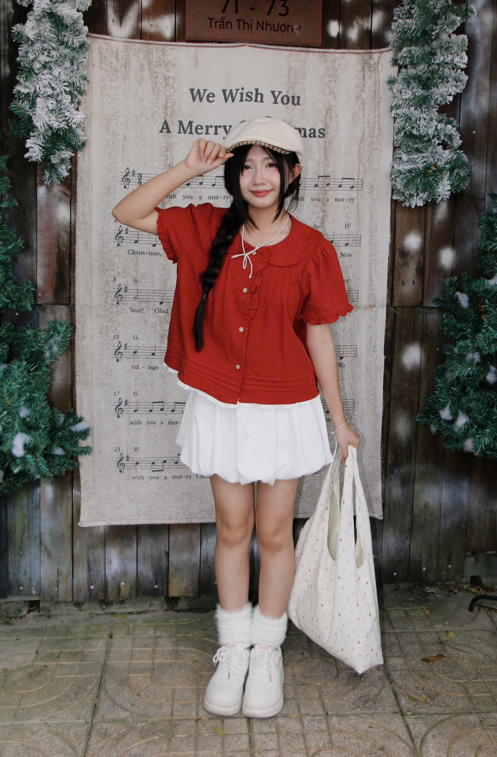 A29221 - A kiểu tay bèo phối ren lai