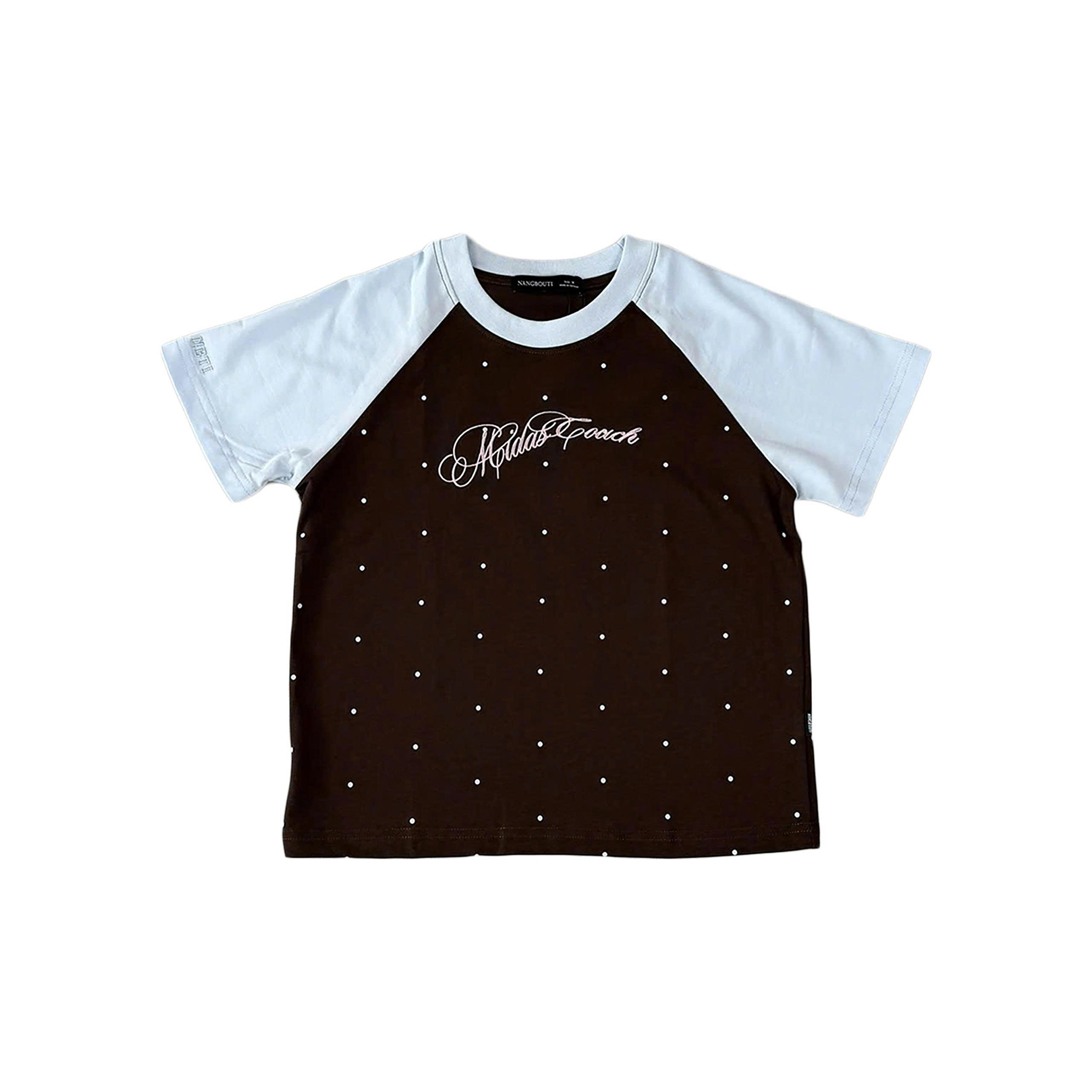 A29893 - Áo babytee raglan thêu Midas Touch