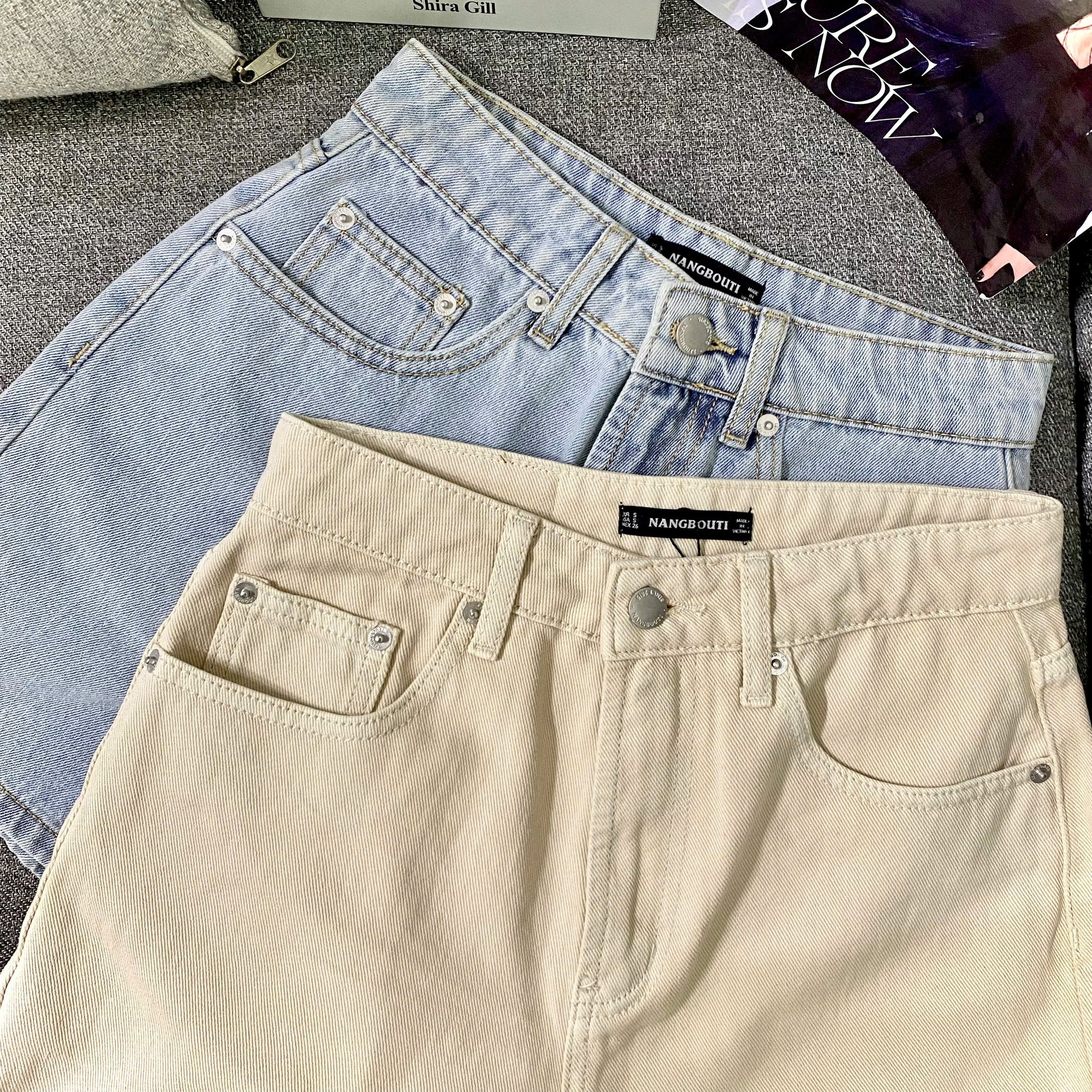 S3119 - S Jeans ống rộng