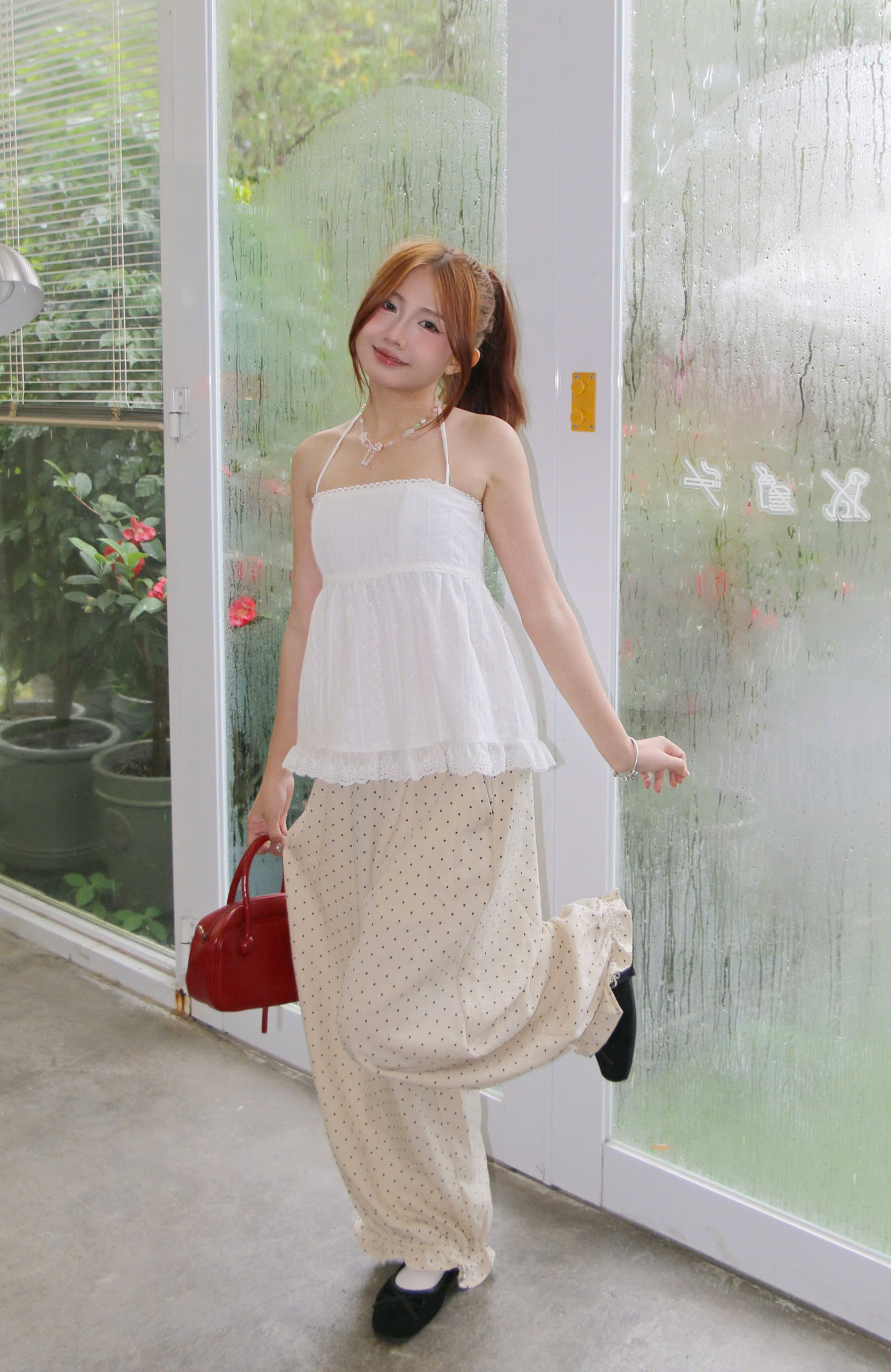 Q9888- Quần dài bèo lai rã ống
