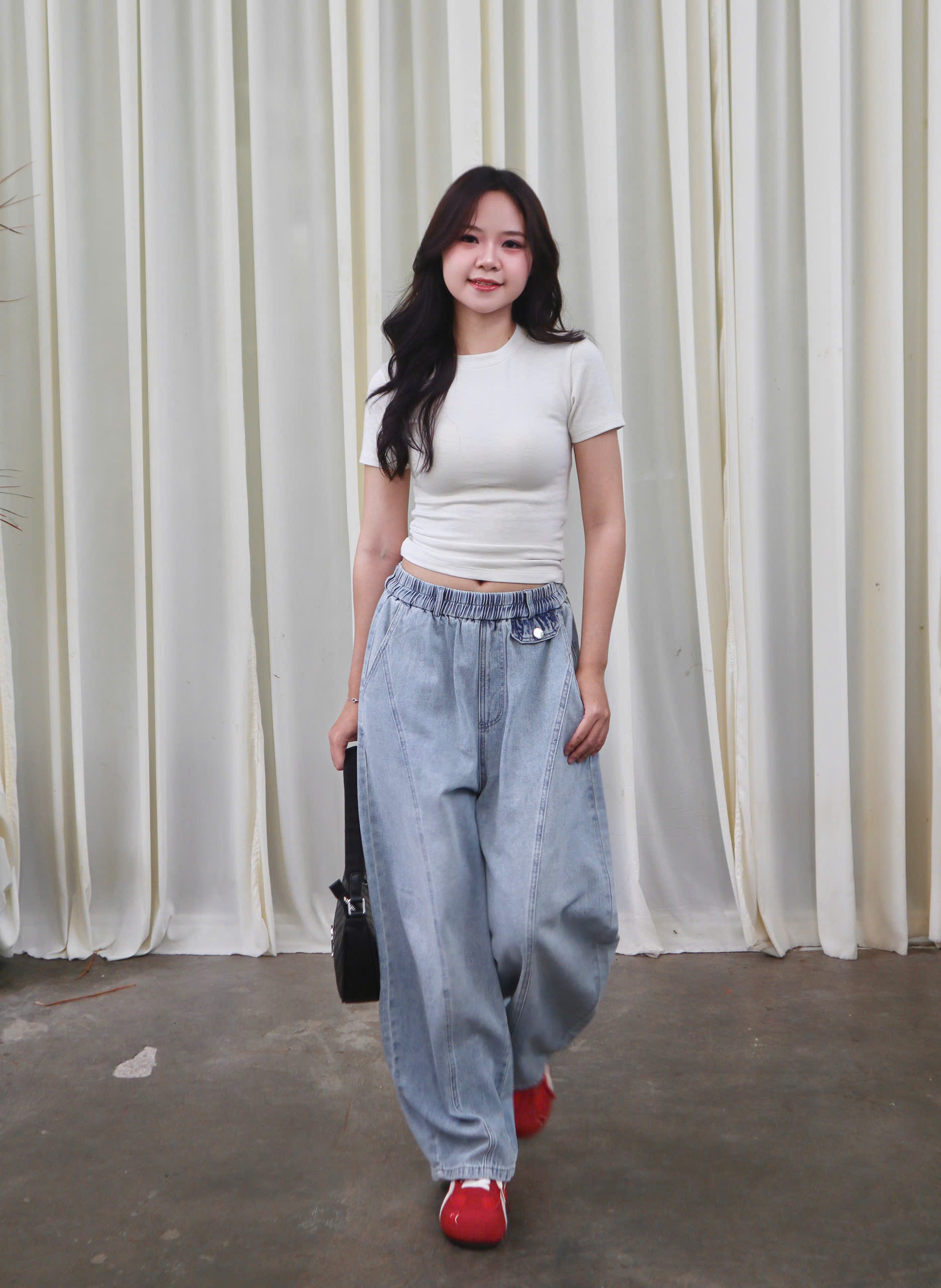 Q9914- 	Quần Jean lưng thun rã TT