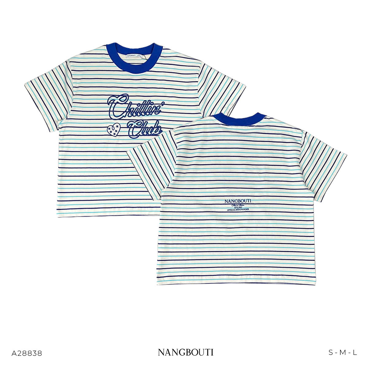 A28838 - A thun boxy thêu Chill