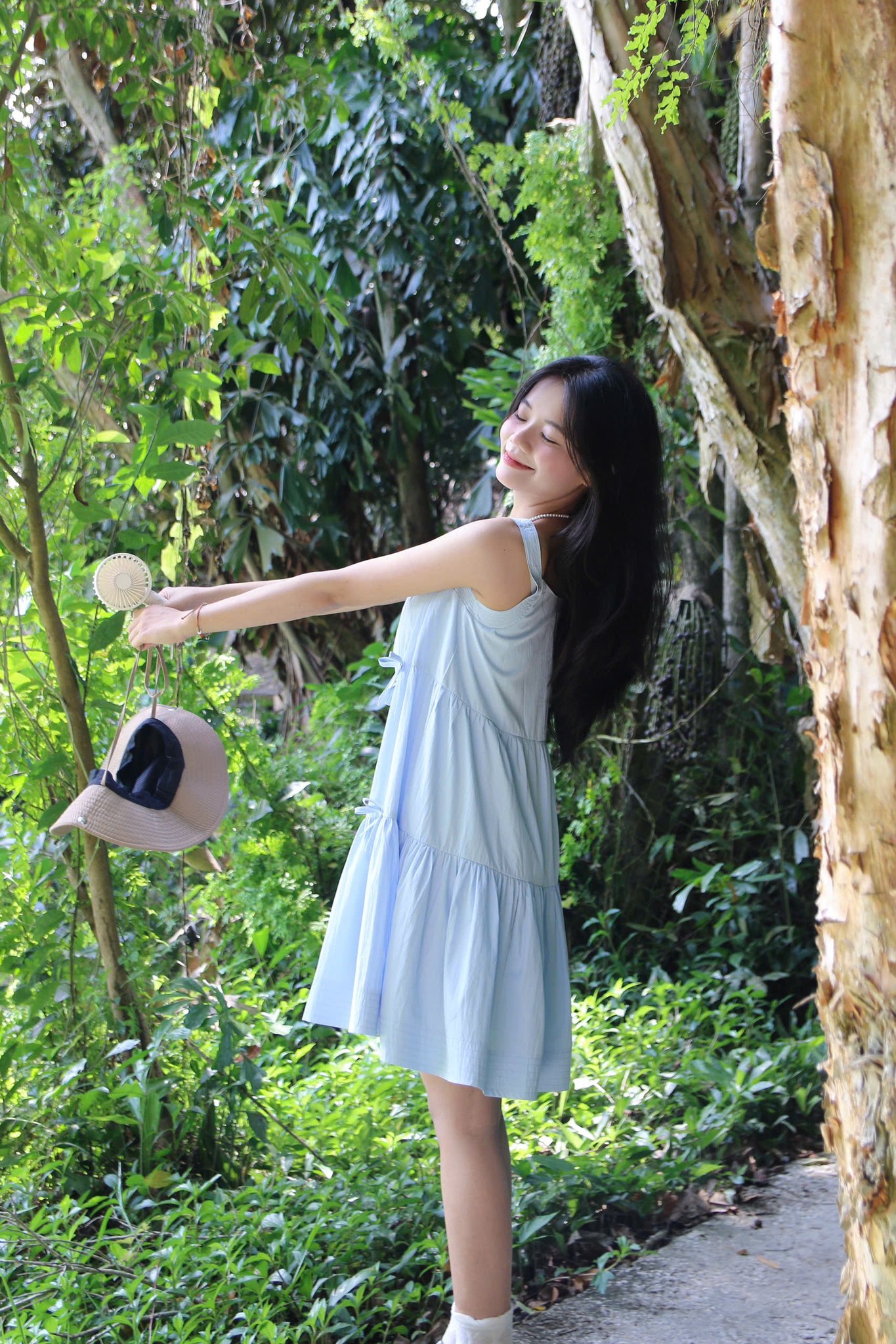 D5960 - D 2 dây 3 tầng đính nơ