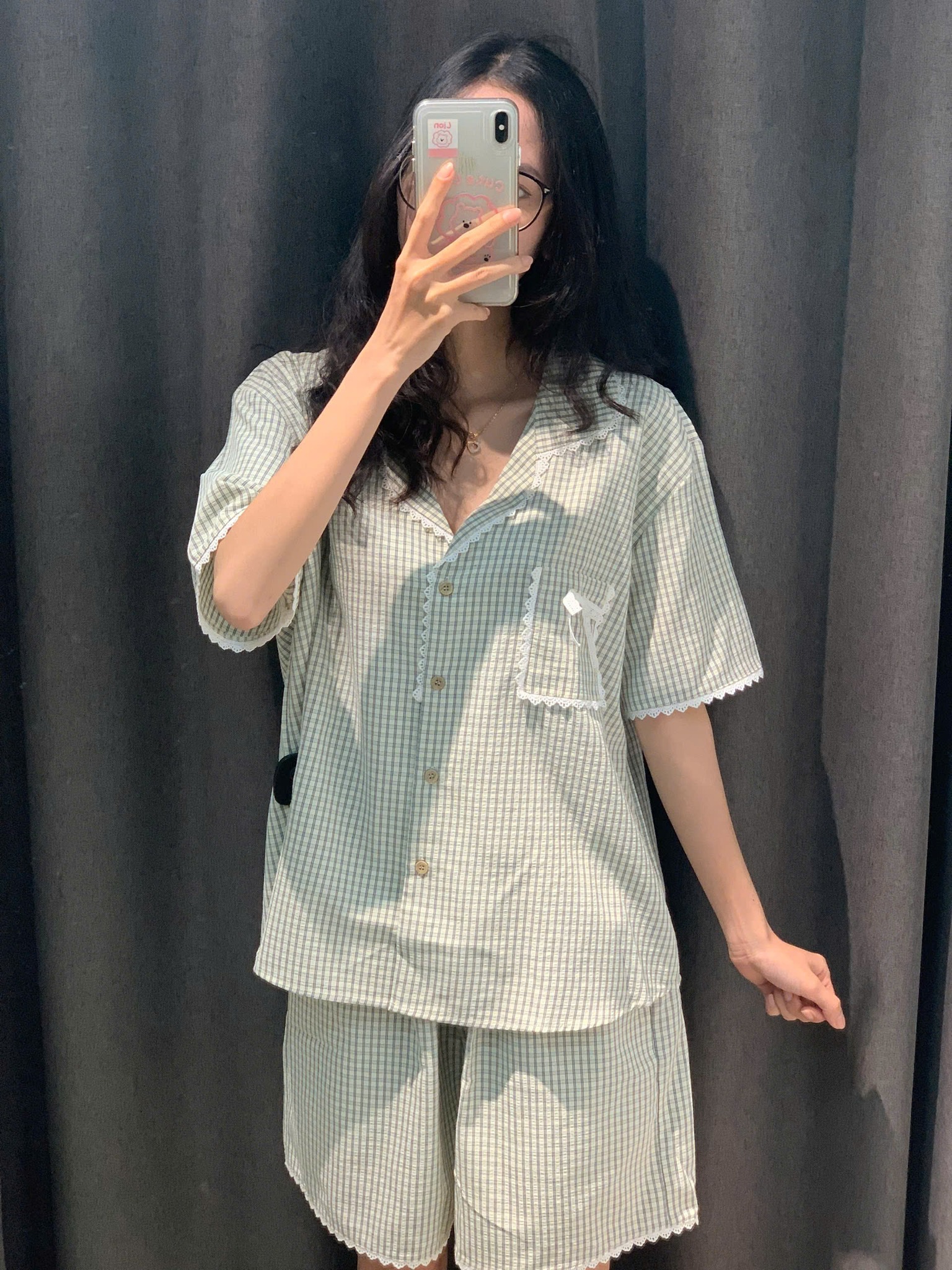 SE1465 - SE 3 món Áo bẹt vai Crop zip sau kèm váy dài + buộc tóc