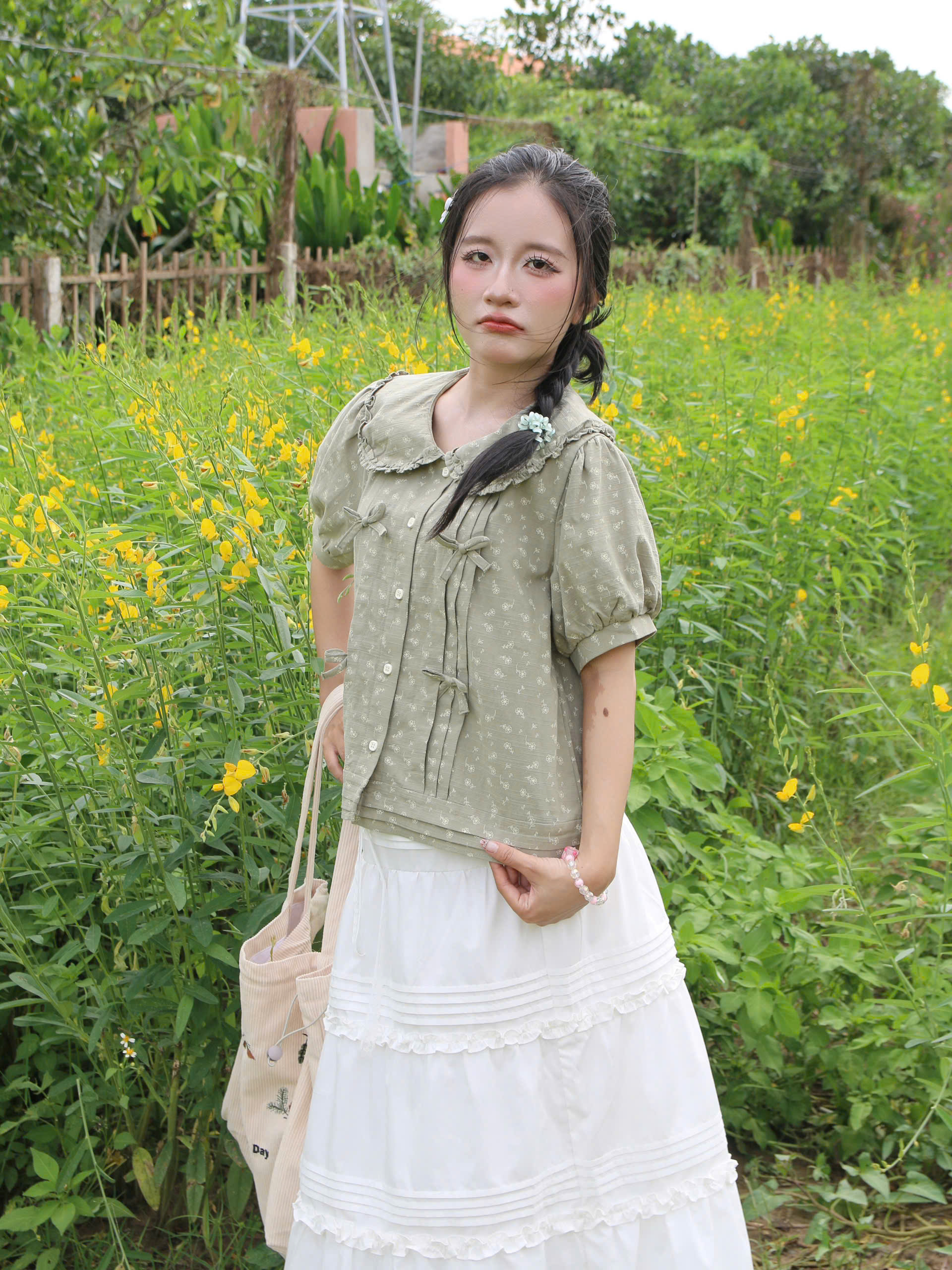 A28839 - A kiểu cổ sen phối bèo