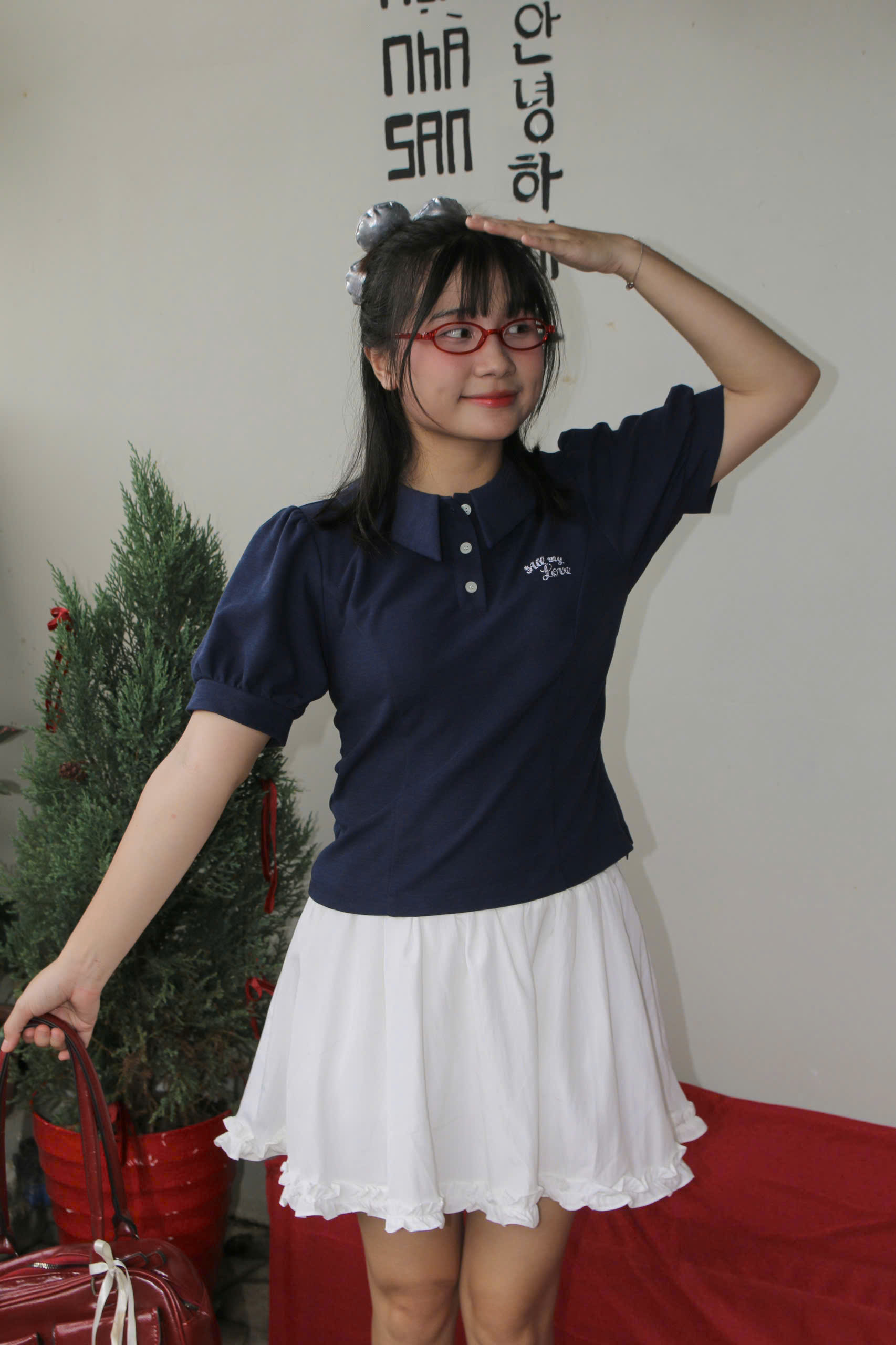 A29105 - A thun PL tay búp thêu All my love