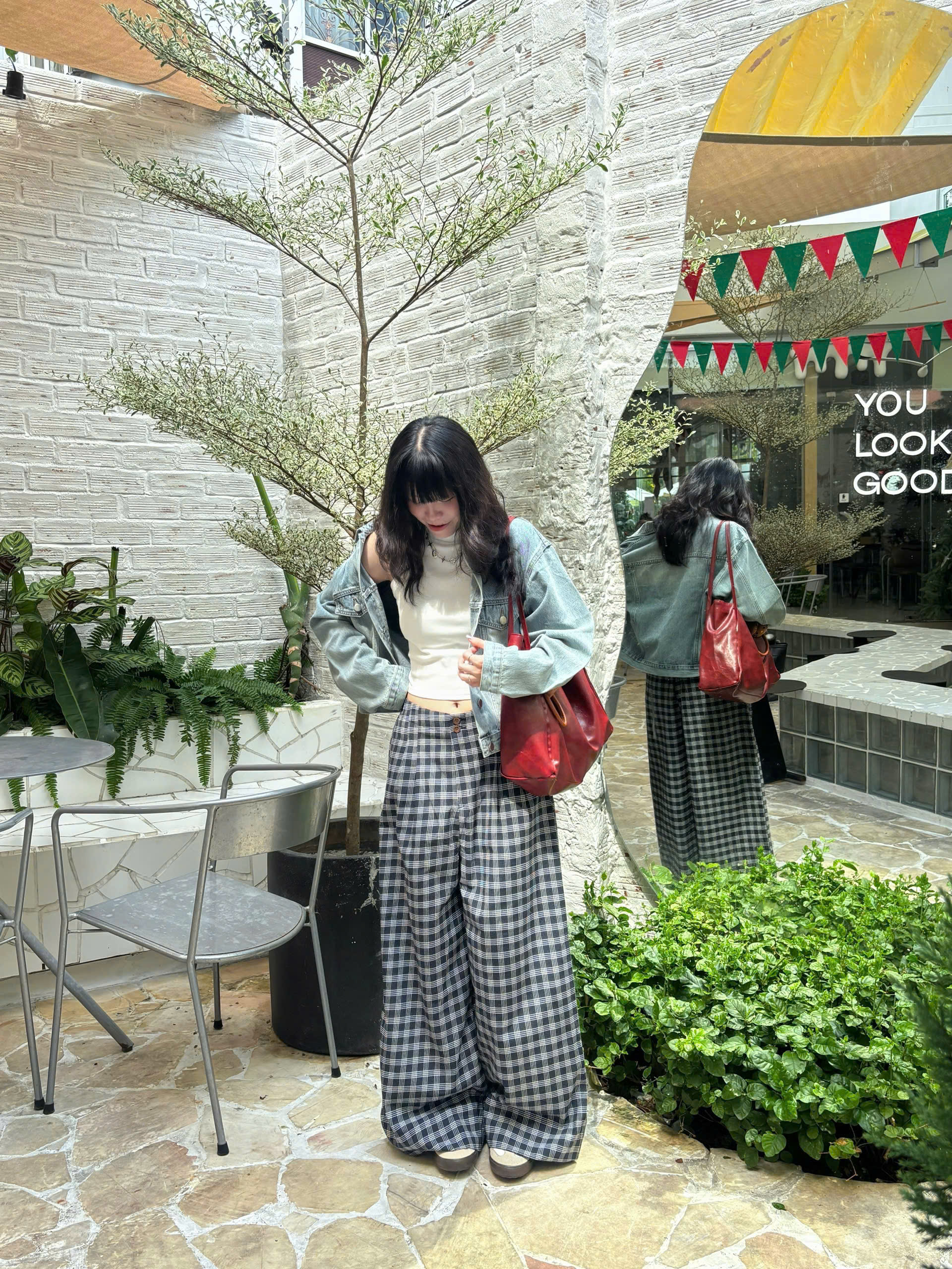 K3237 - K J 2 nắp túi giả xếp 4 li