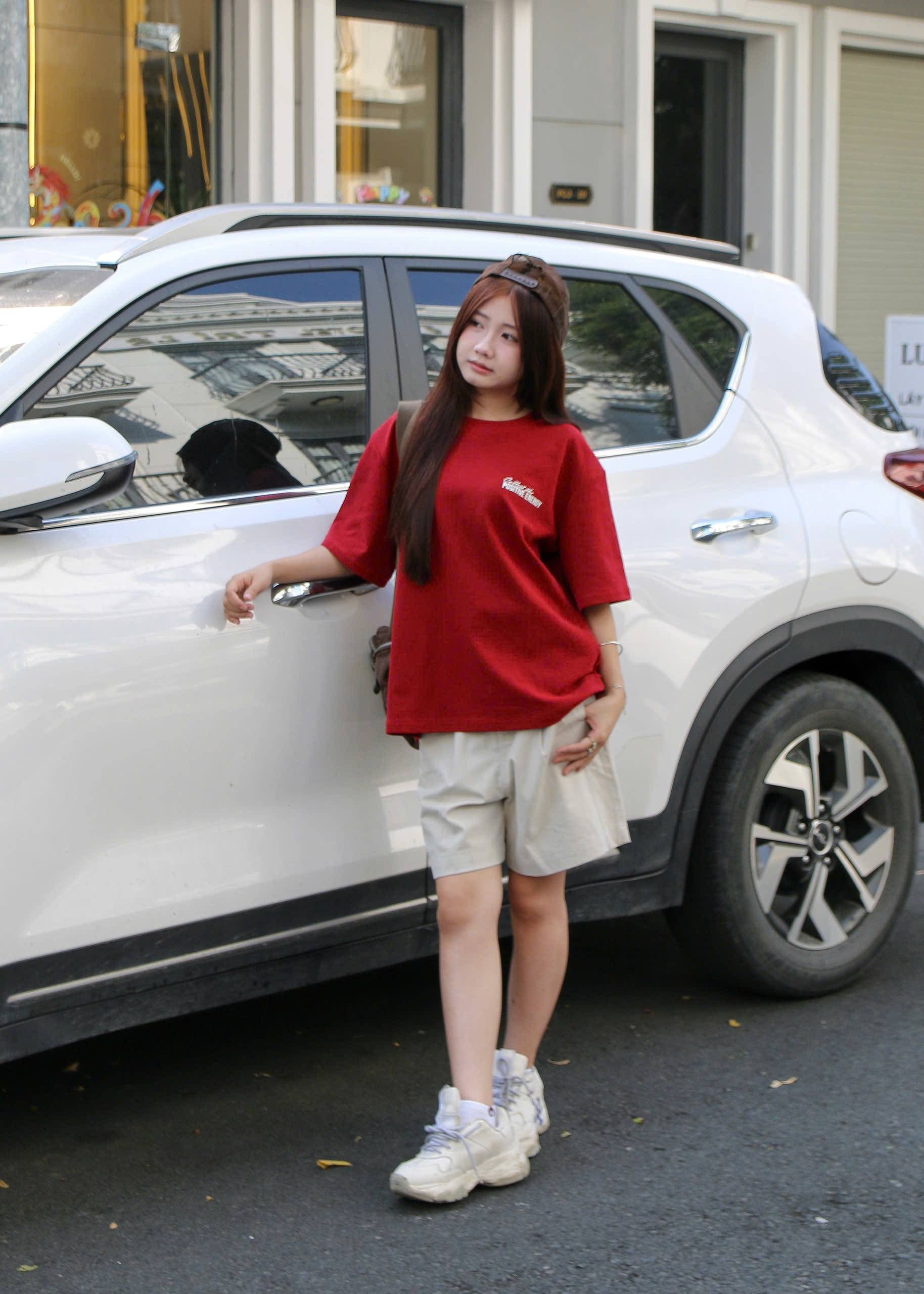 S3623 - S kaki lưng thun