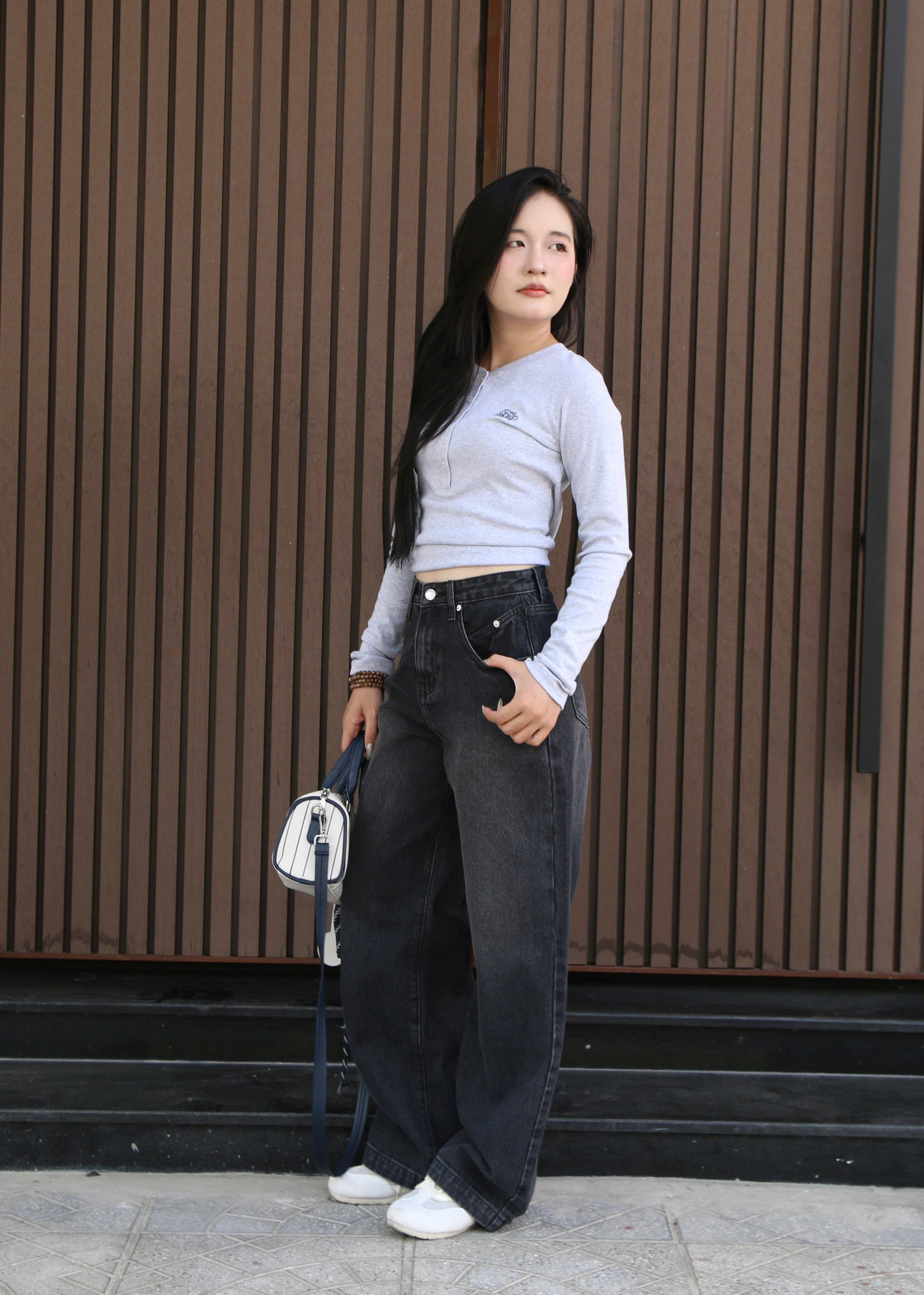 Q8787 - Q Culottes J túi bầu rã túi