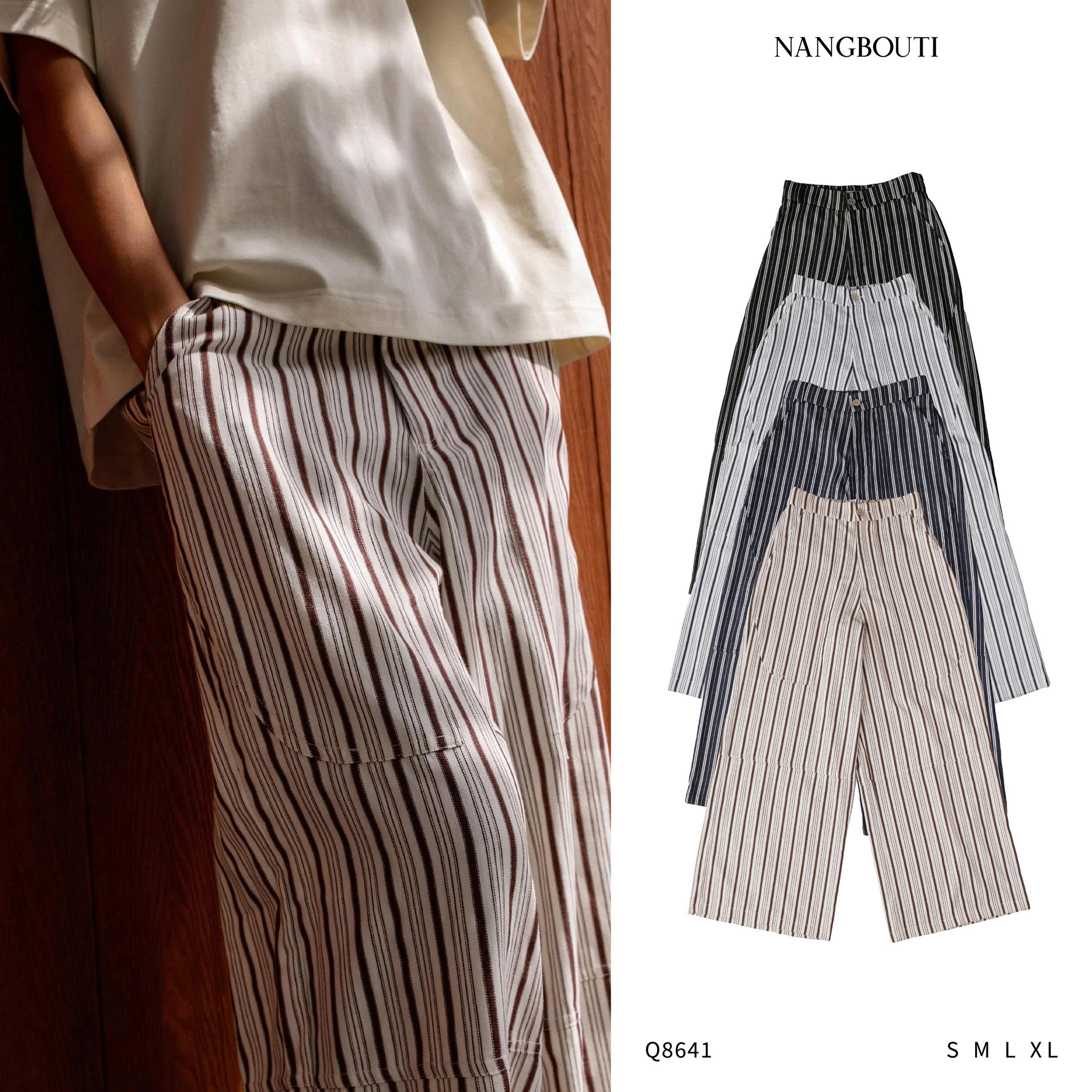 Q8641 - Q culottes rã túi trước