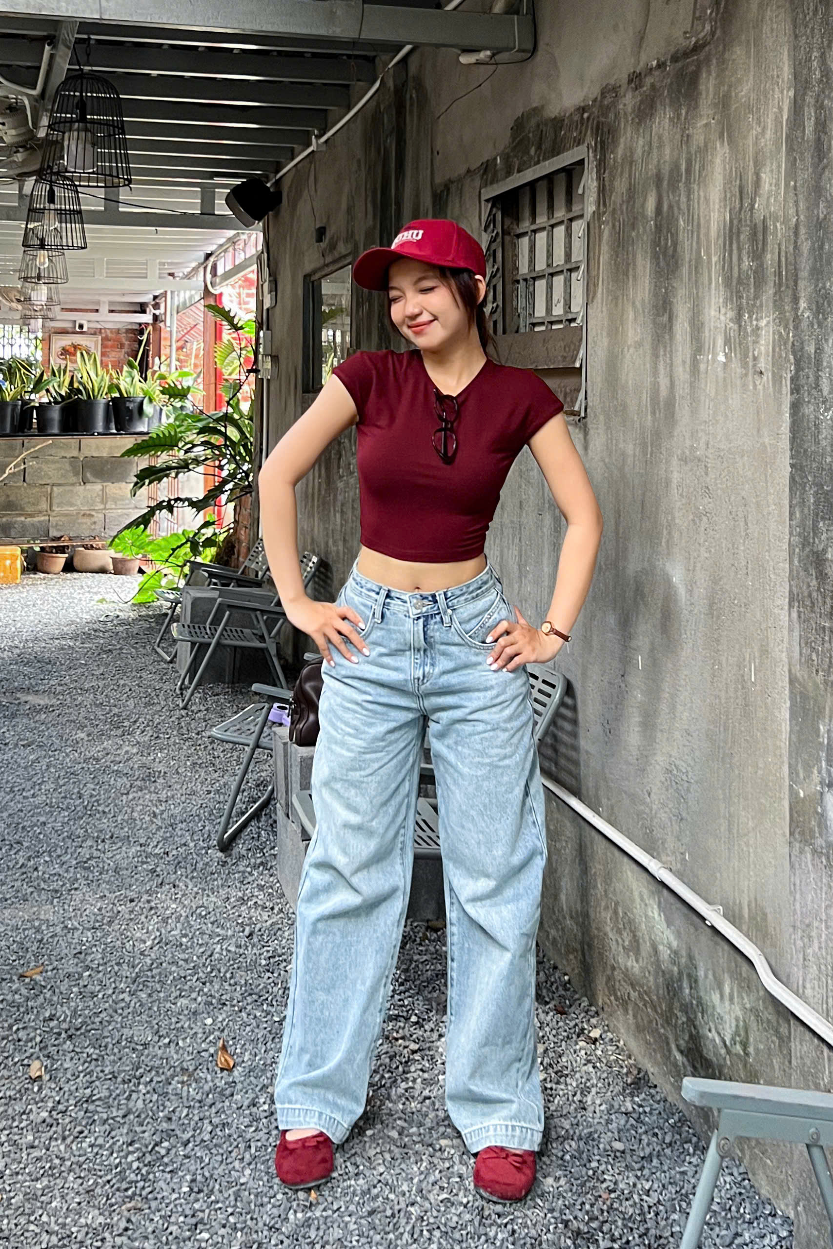 Q8787 - Q Culottes J túi bầu rã túi