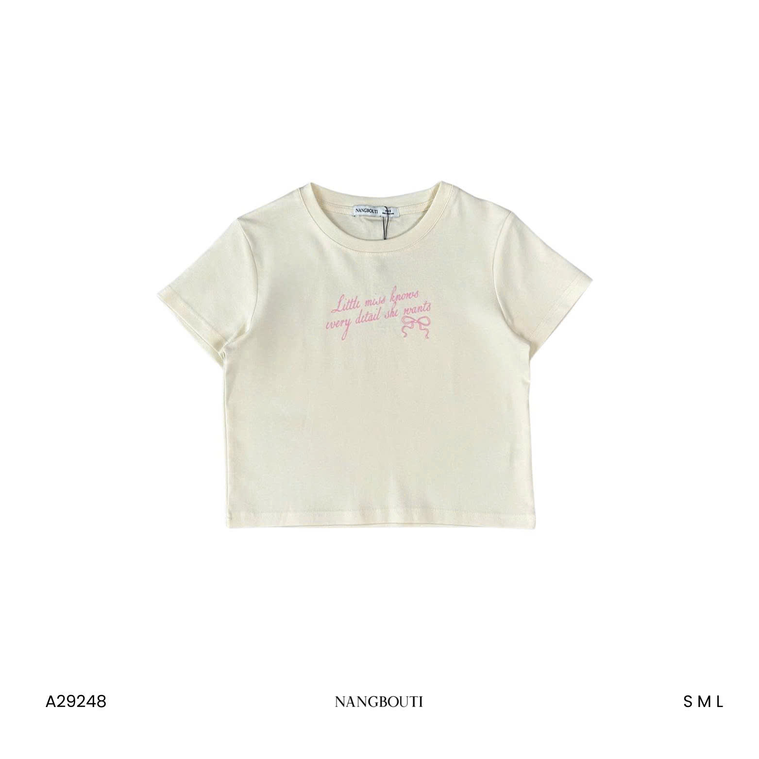 A29248-Áo thun in little miss