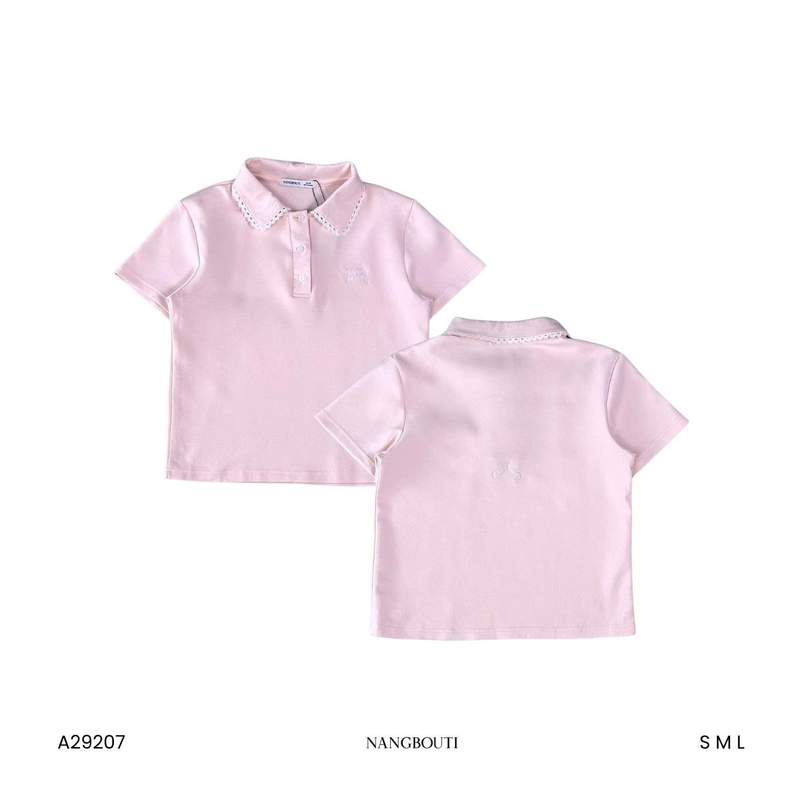 A29207 - A PL thêu puppy cổ phối ren