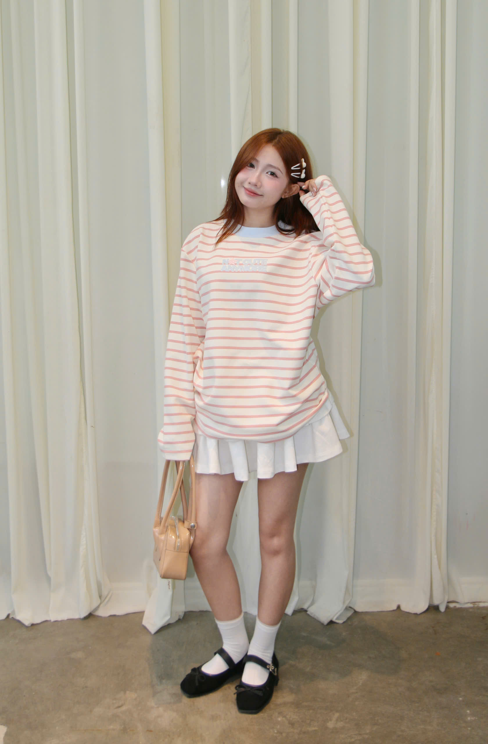 A29995- Áo thun Tay Dài in Not cute,