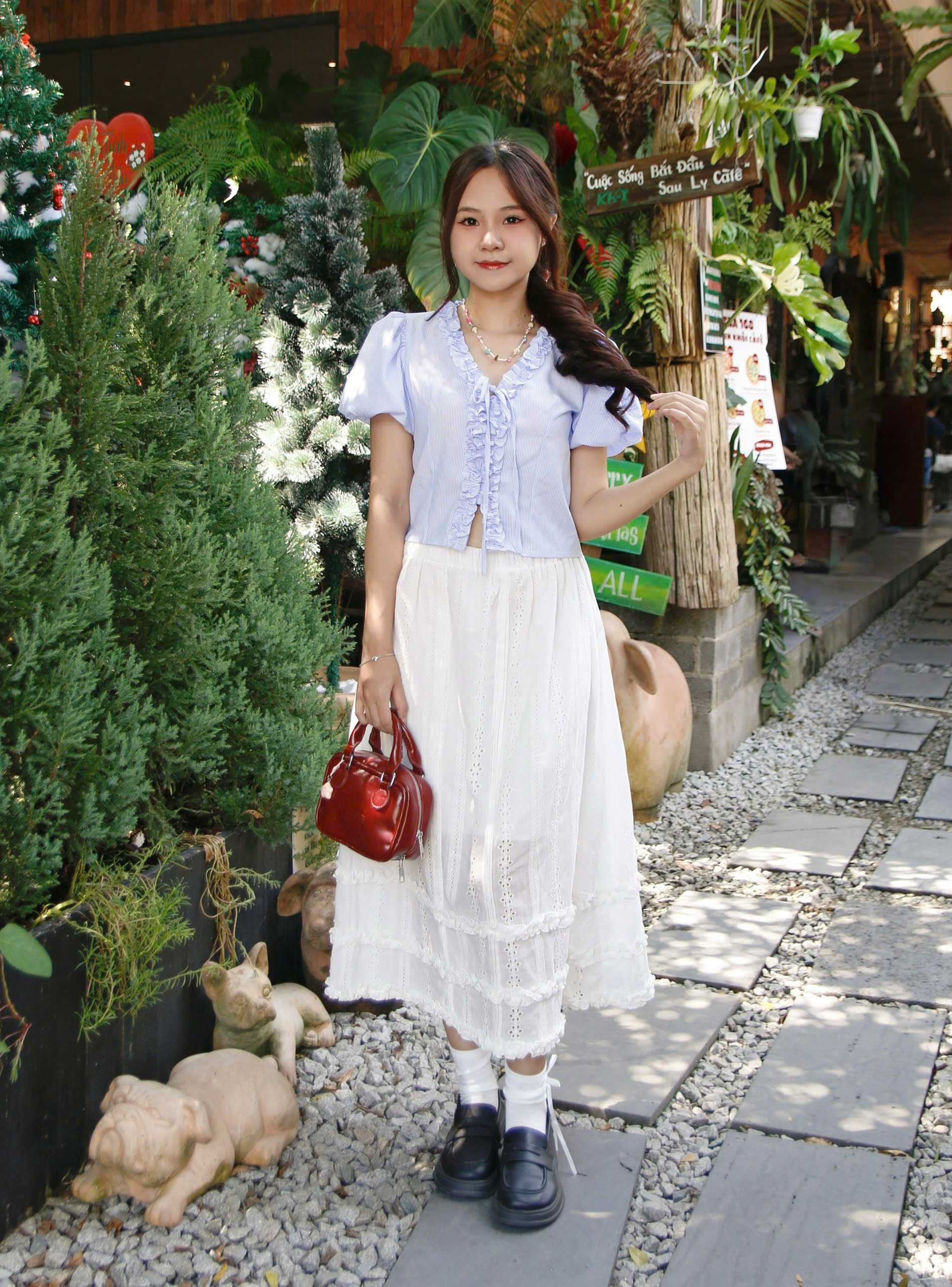 A28883 - A kiểu tay bí cổ viền bèo