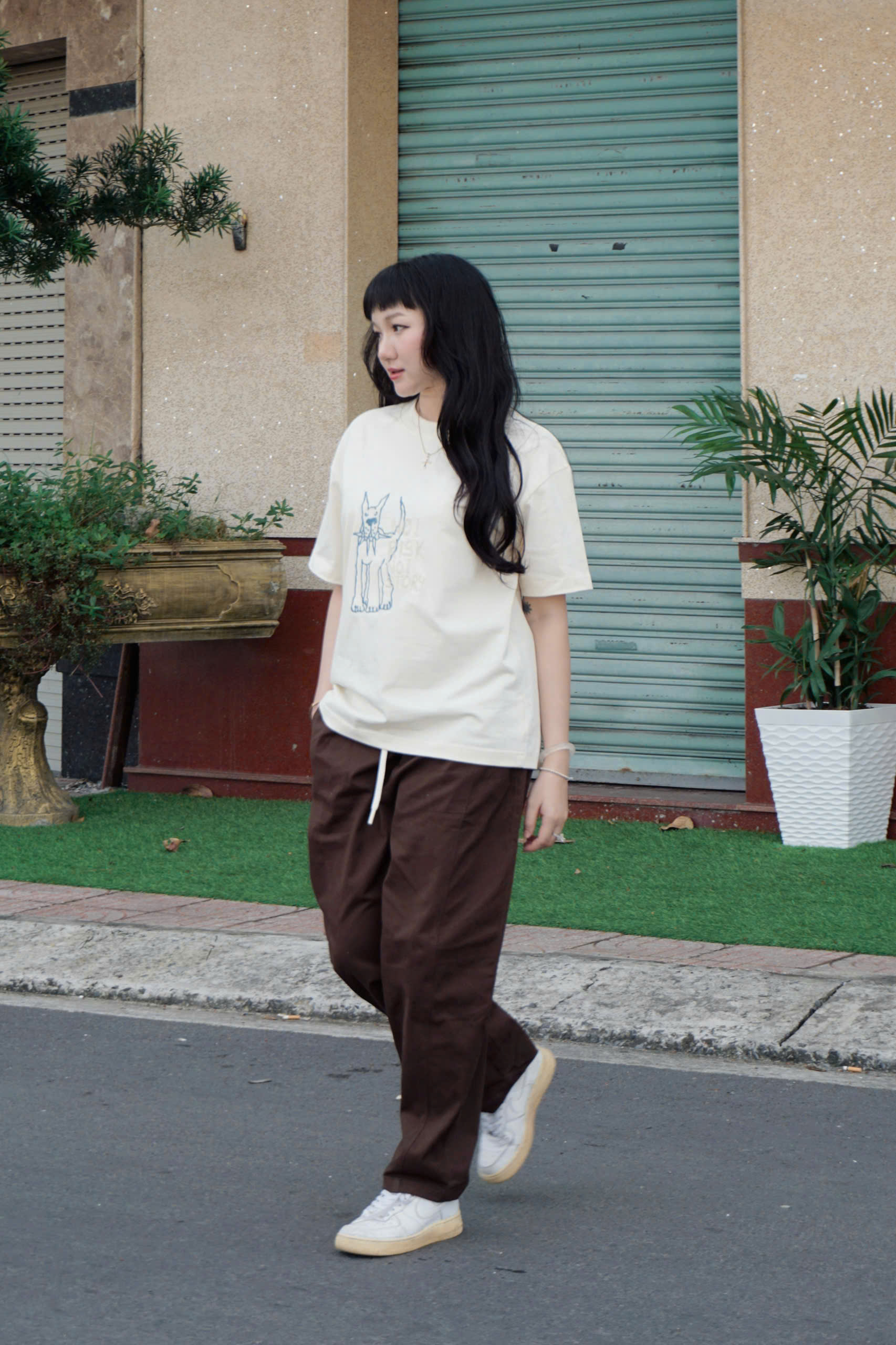 Q8738- Quần kaki baggy rã giữa