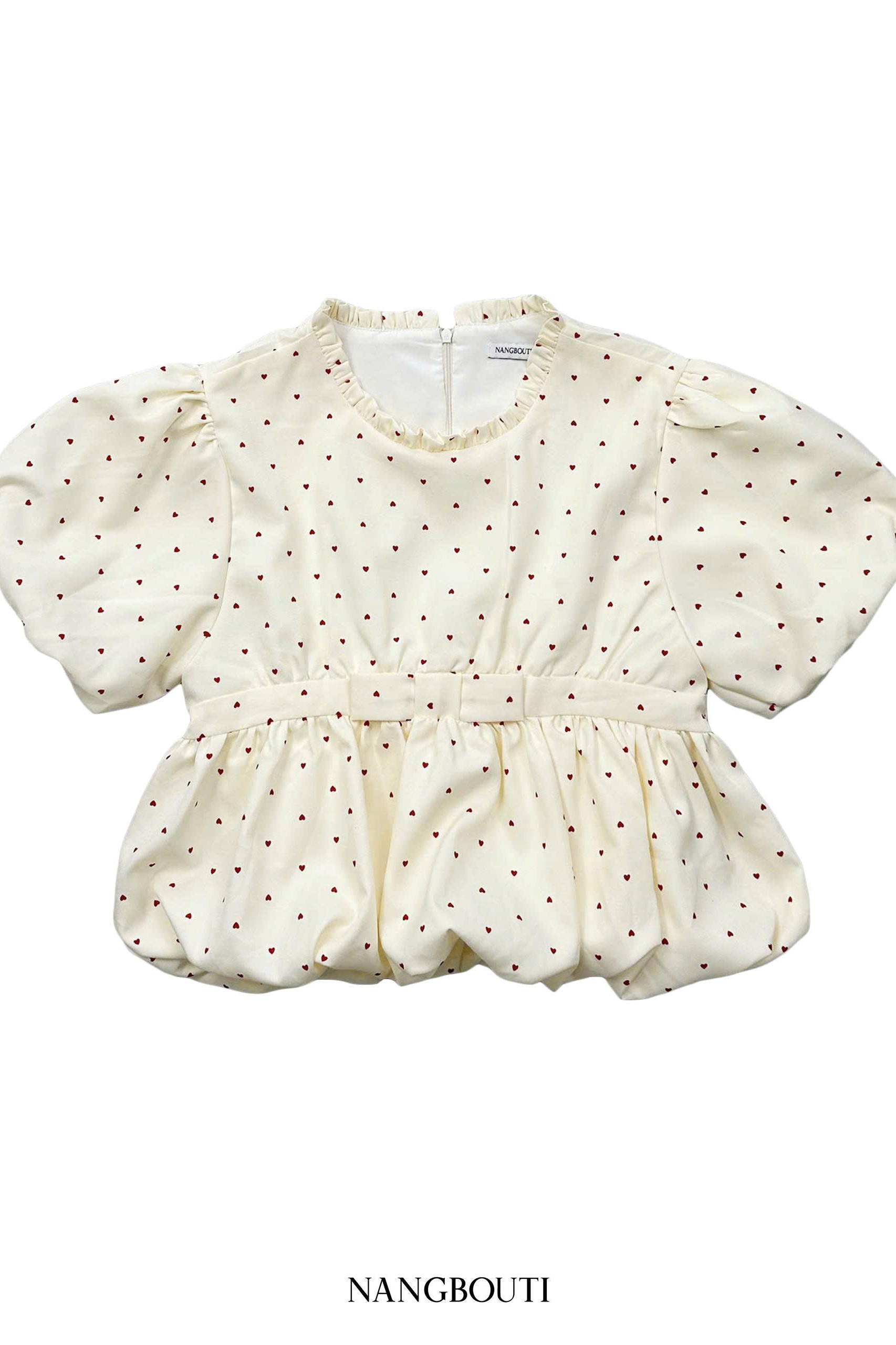 A28957 - A bí tay búp cổ bèo đính nơ