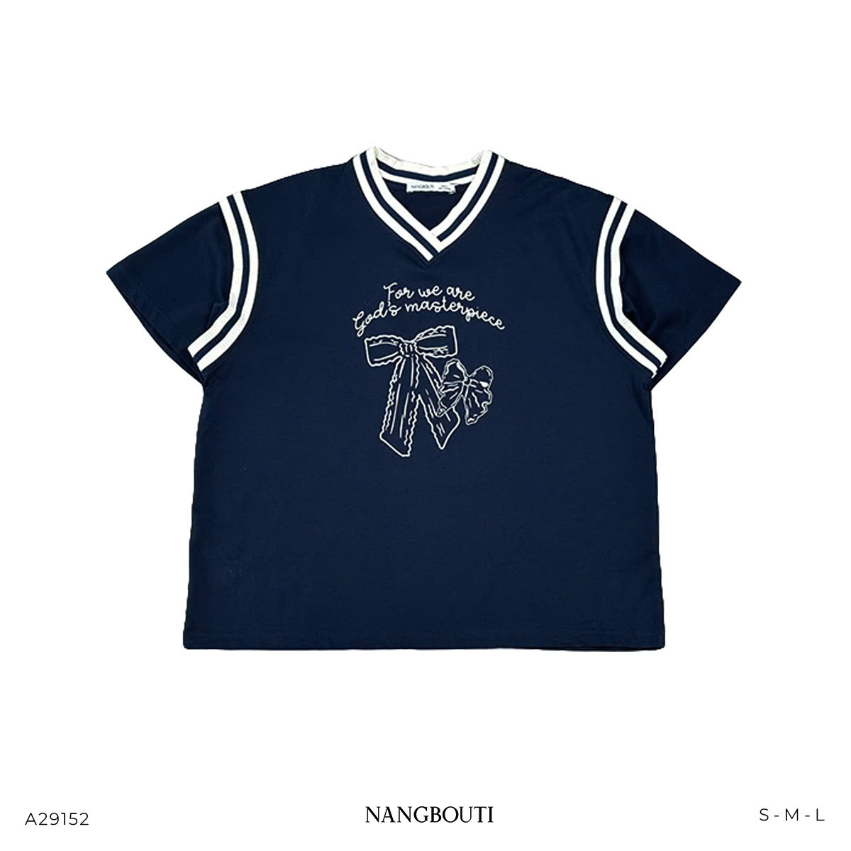 A29152 - A thun phối bo dệt sọc in nơ For we