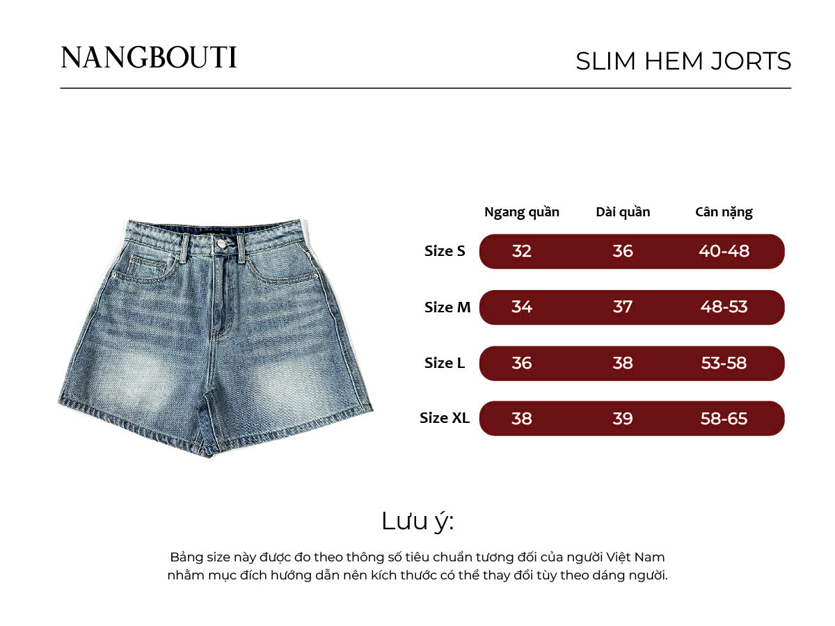 S3701- Short Jean lai nhỏ túi bầu