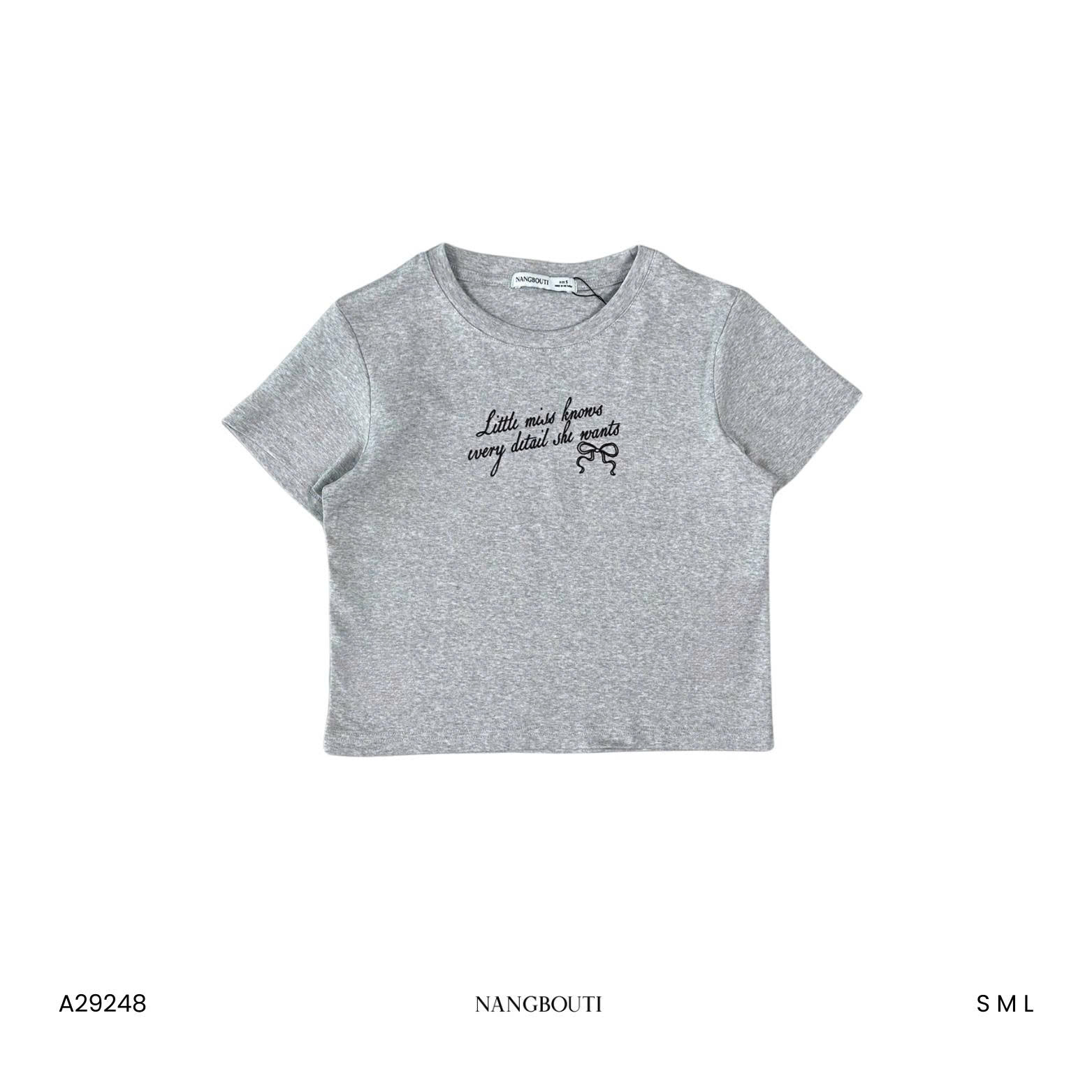 A29248-Áo thun in little miss