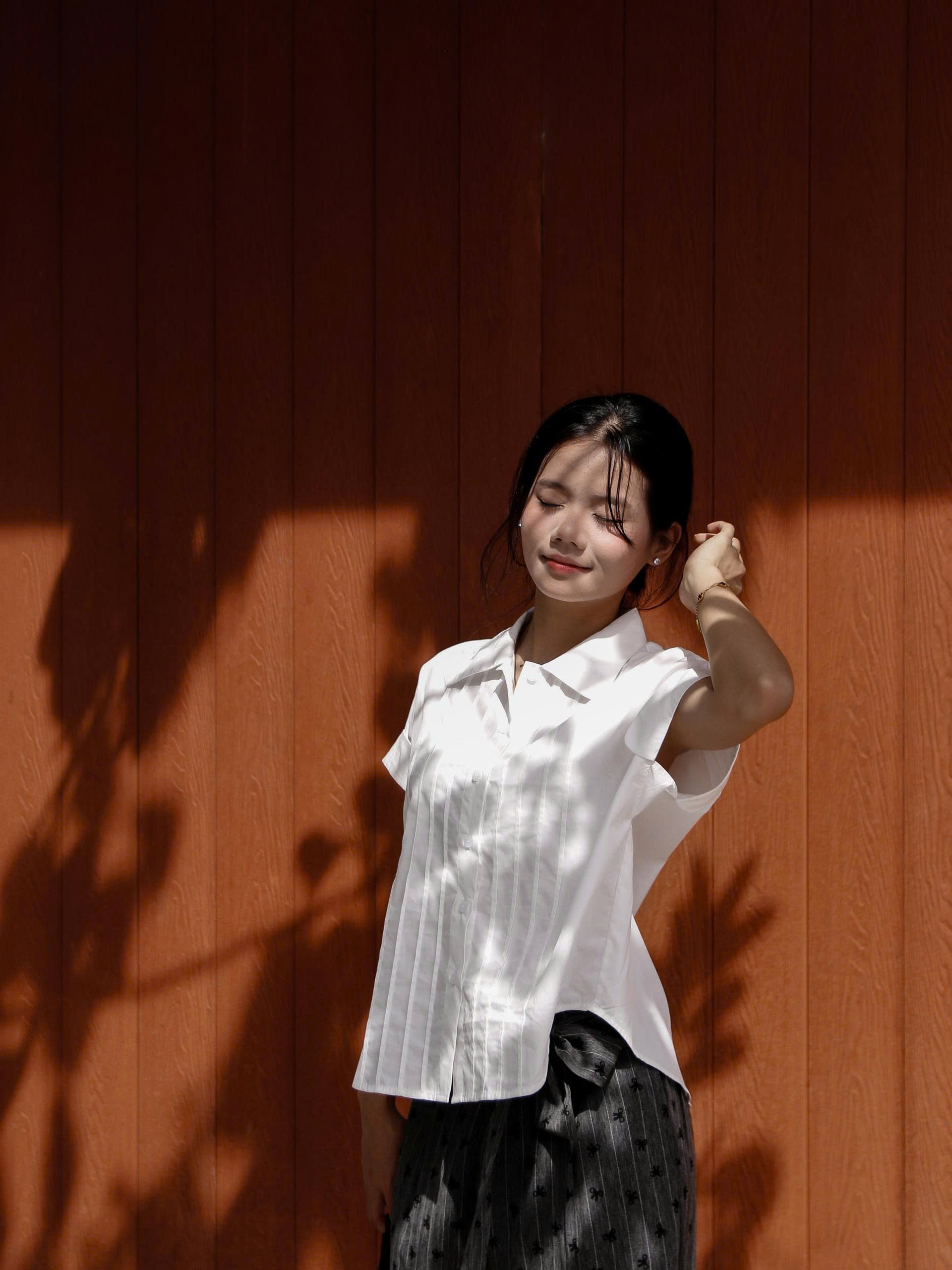 A29124- A smi xăn tay xếp li