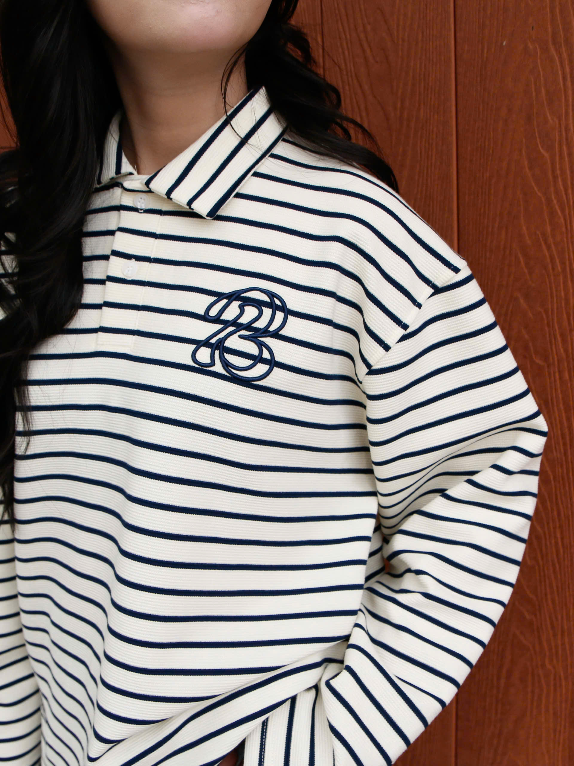 A29216 - A PL sọc TD thêu B