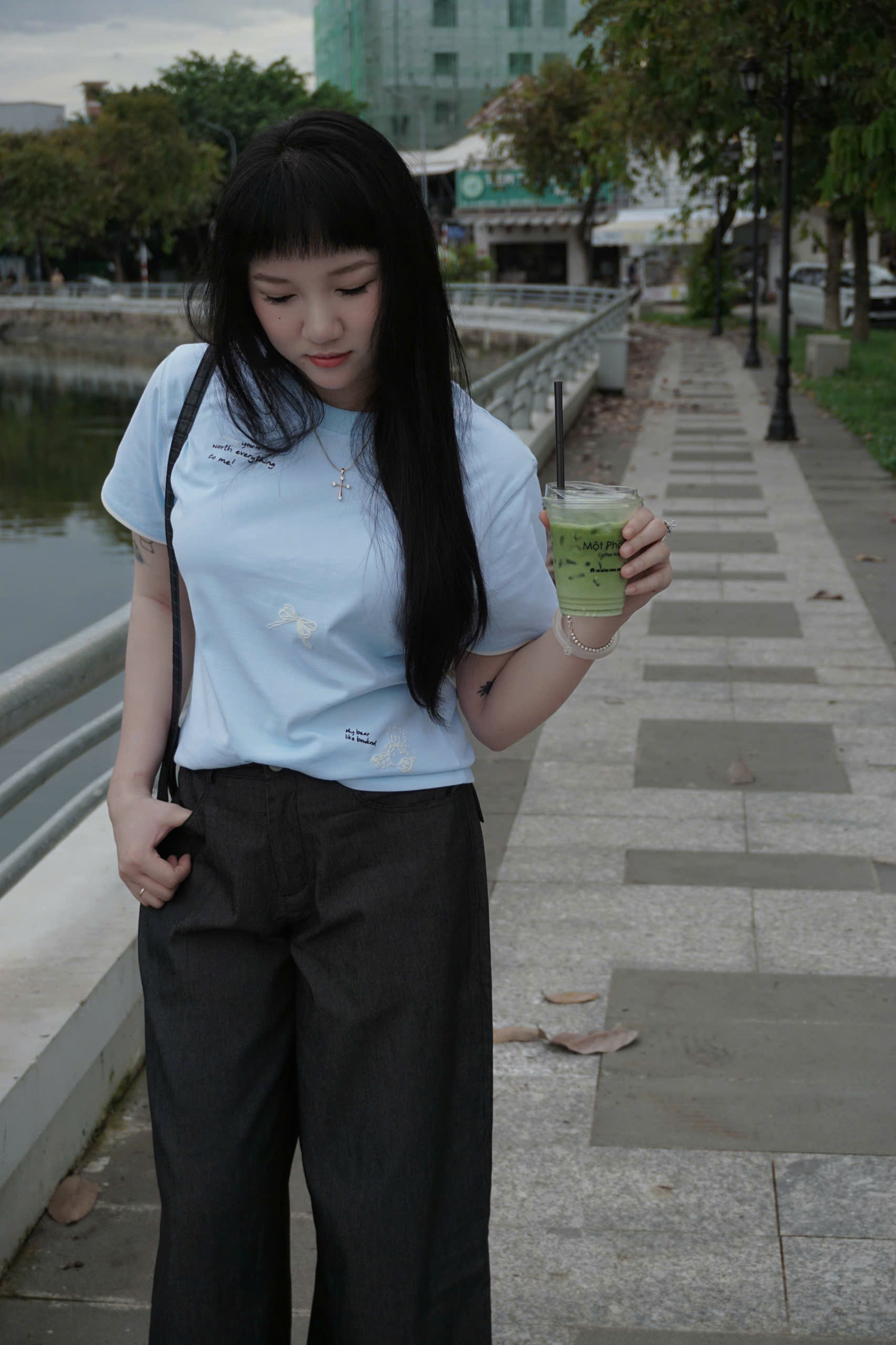 Q8696 - Q dài culottes túi bầu