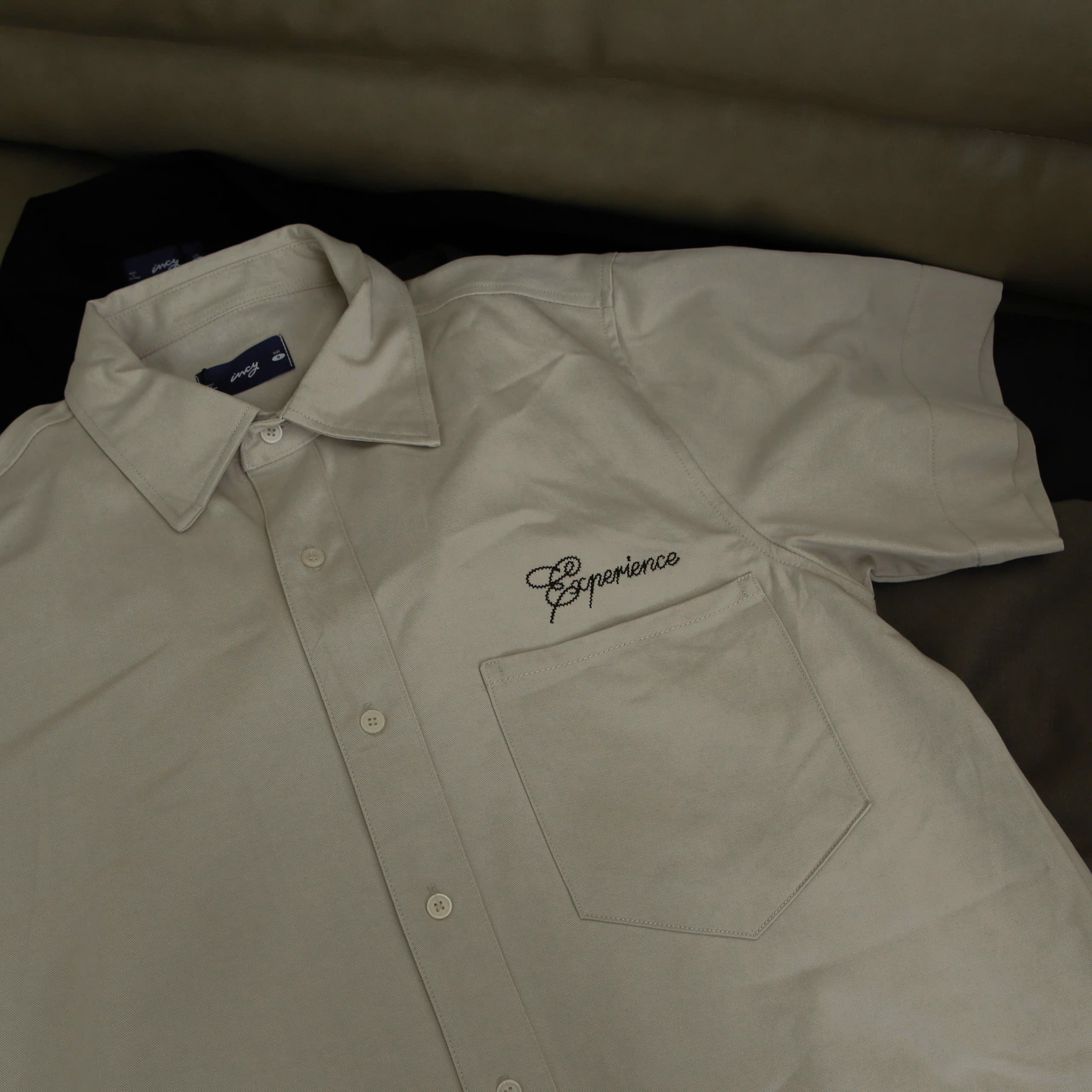 A29218-Áo somi nam TN 1 túi thêu Experience