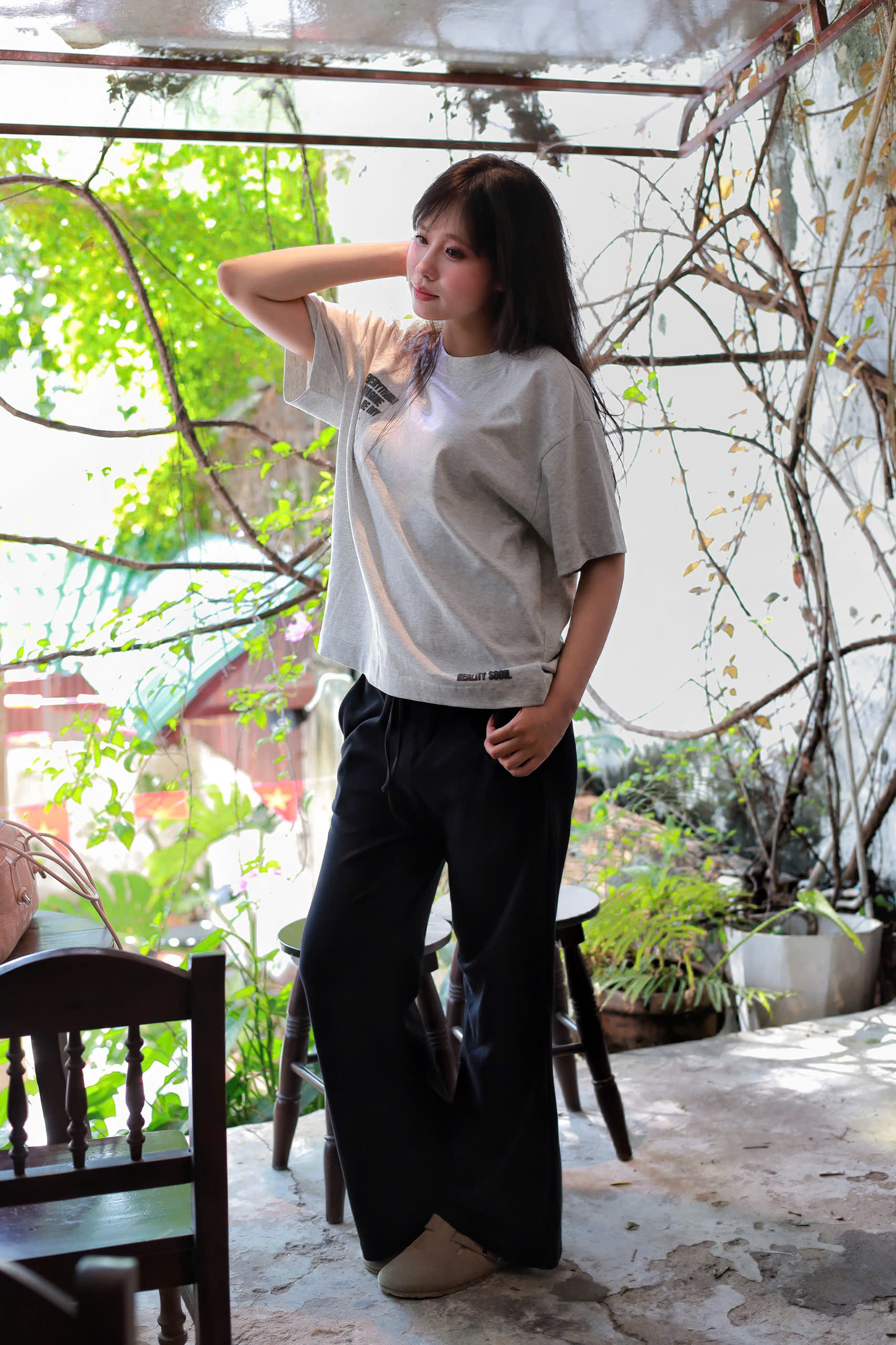 A29831- Áo thun boxy rộng in Every