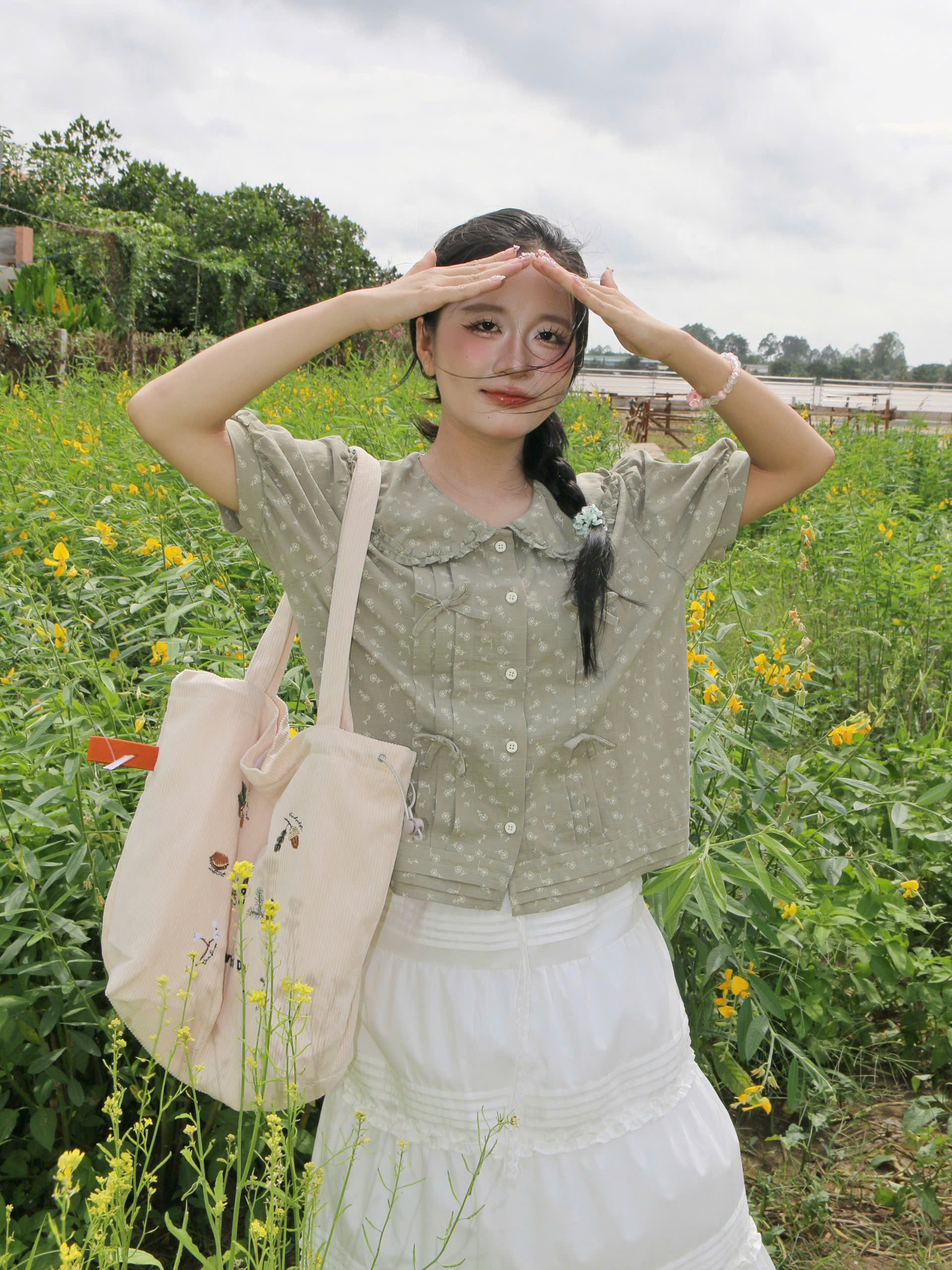 A28839 - A kiểu cổ sen phối bèo